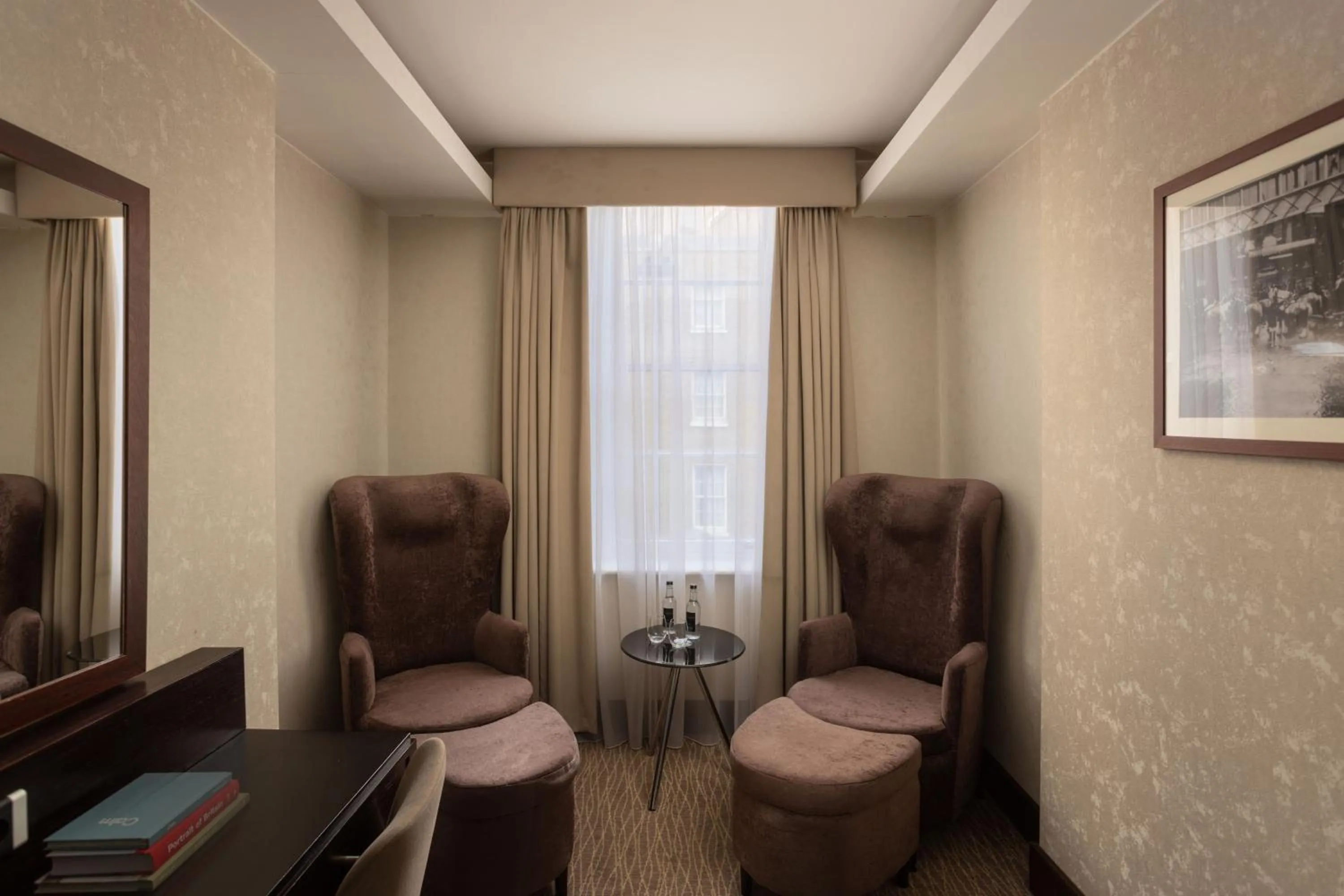 Seating area in Montcalm Brewery, London City