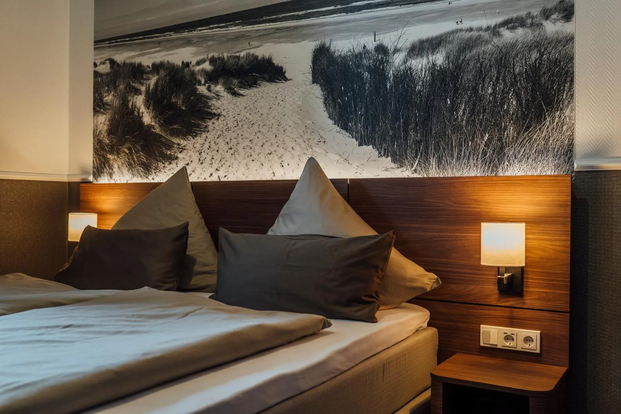 Bed in Strandhotel Hohenzollern