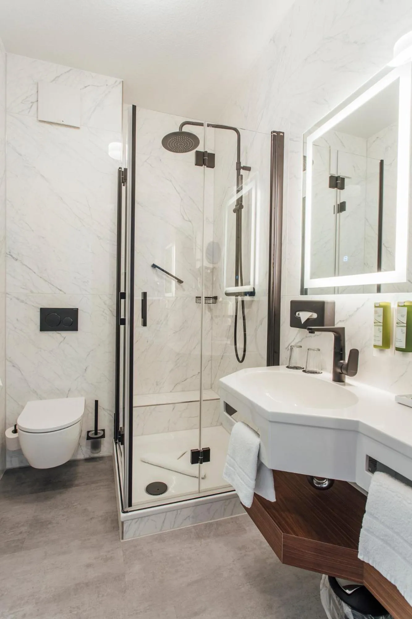 Toilet in Strandhotel Hohenzollern