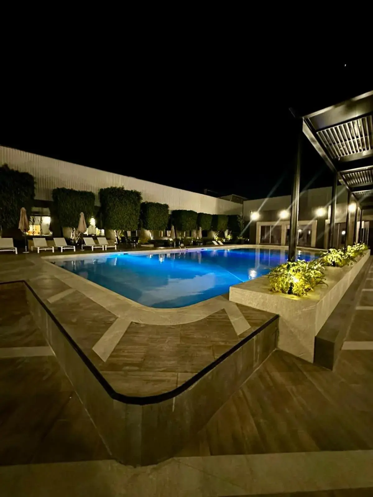 Swimming pool in Courtyard by Marriott Puebla Las Animas Swimming pool in Courtyard by Marriott Puebla Las Animas