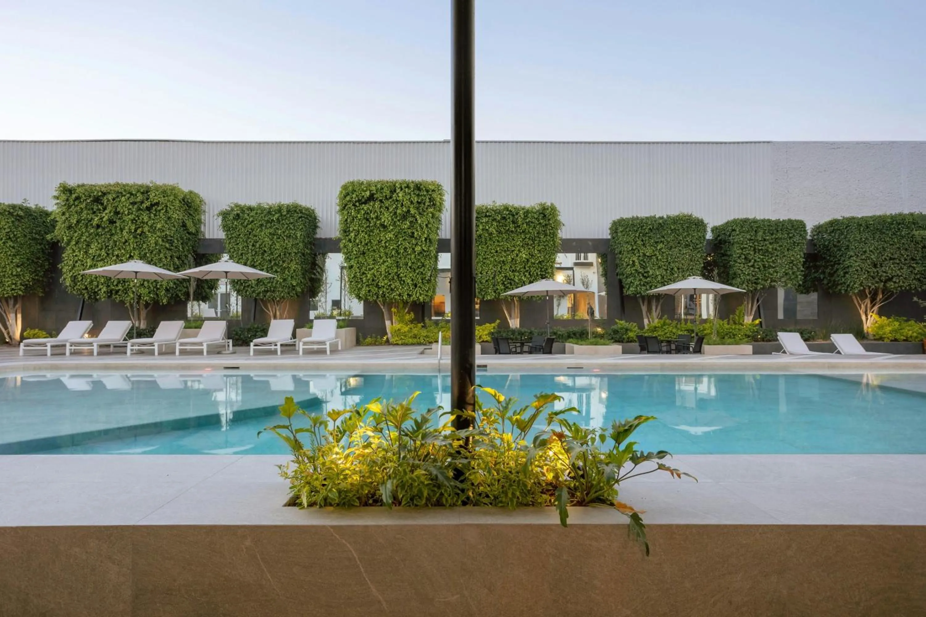 Swimming pool in Courtyard by Marriott Puebla Las Animas