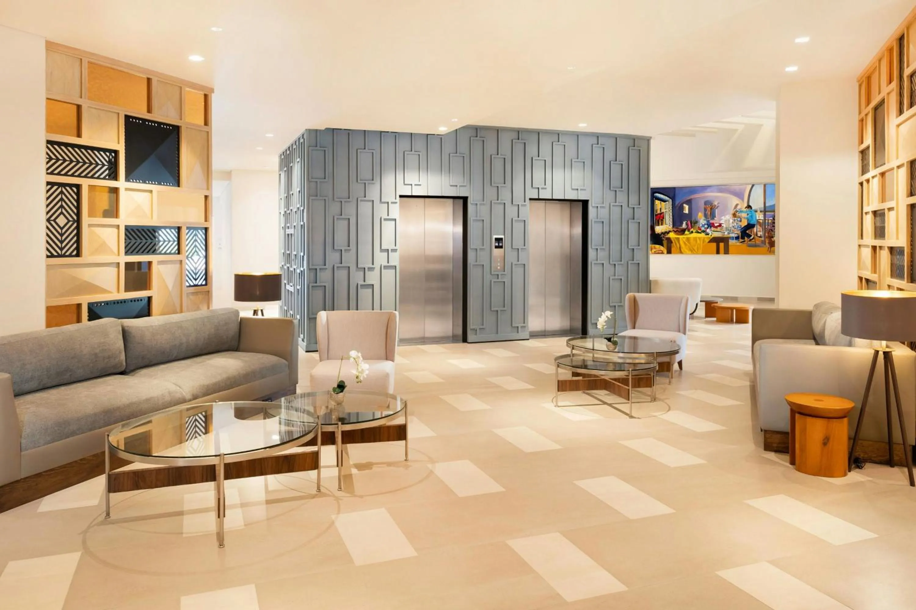 Lobby or reception in Courtyard by Marriott Puebla Las Animas