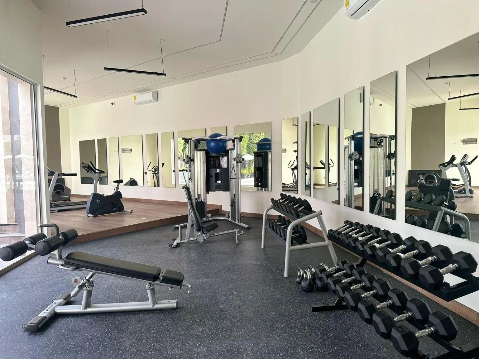 Fitness centre/facilities in Courtyard by Marriott Puebla Las Animas