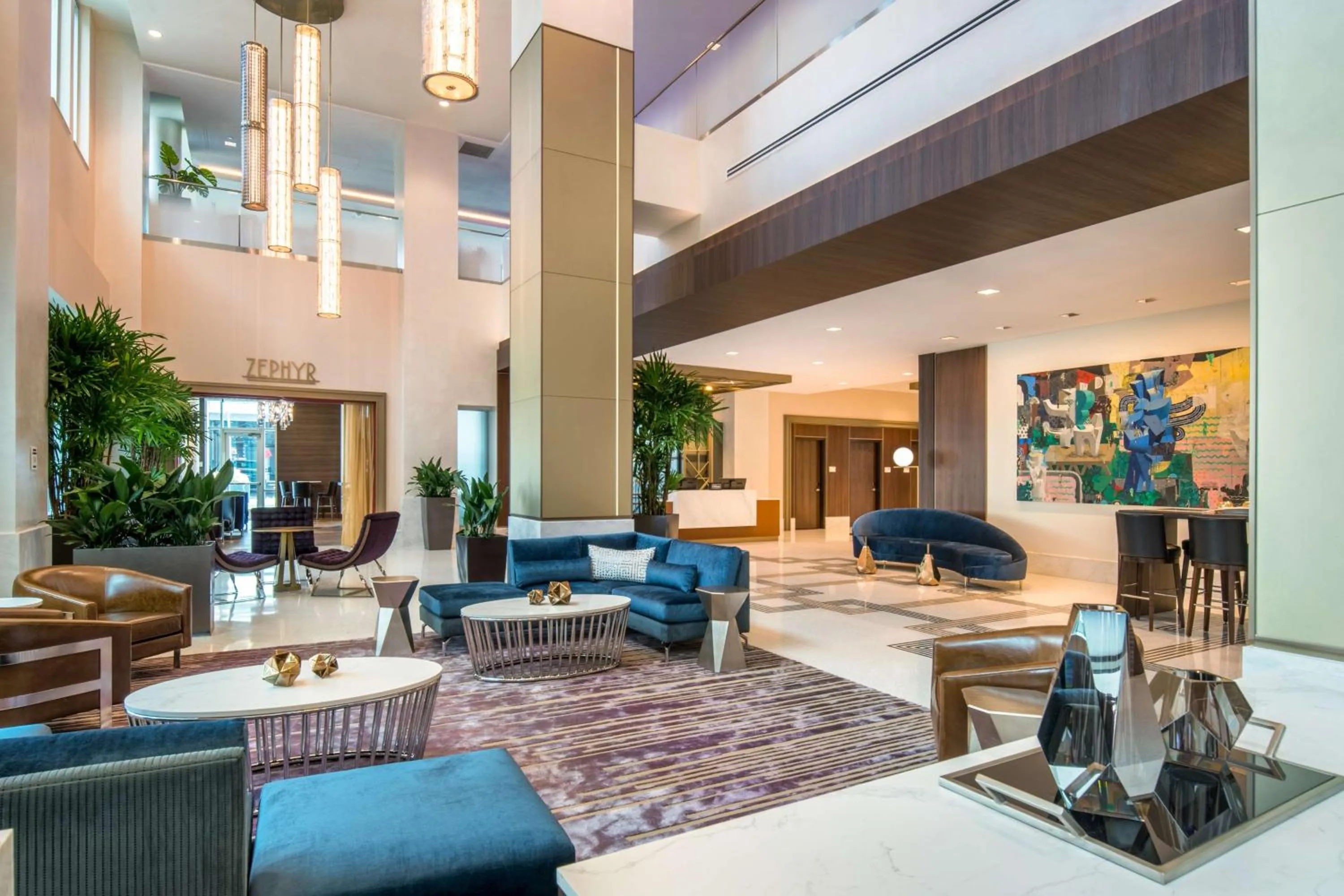 Lobby or reception in Embassy Suites By Hilton Seattle Downtown Pioneer Square