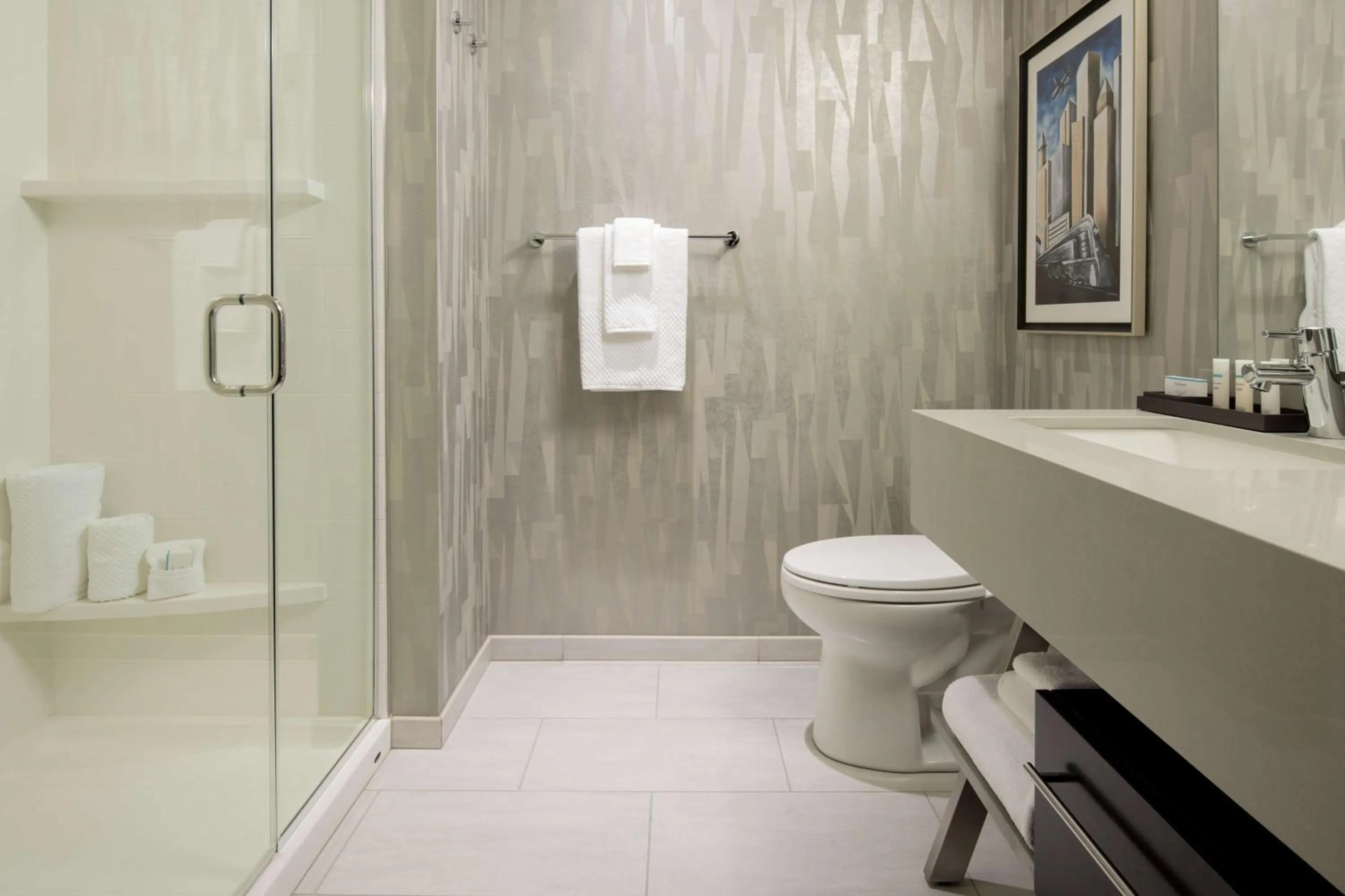 Bathroom in Embassy Suites By Hilton Seattle Downtown Pioneer Square