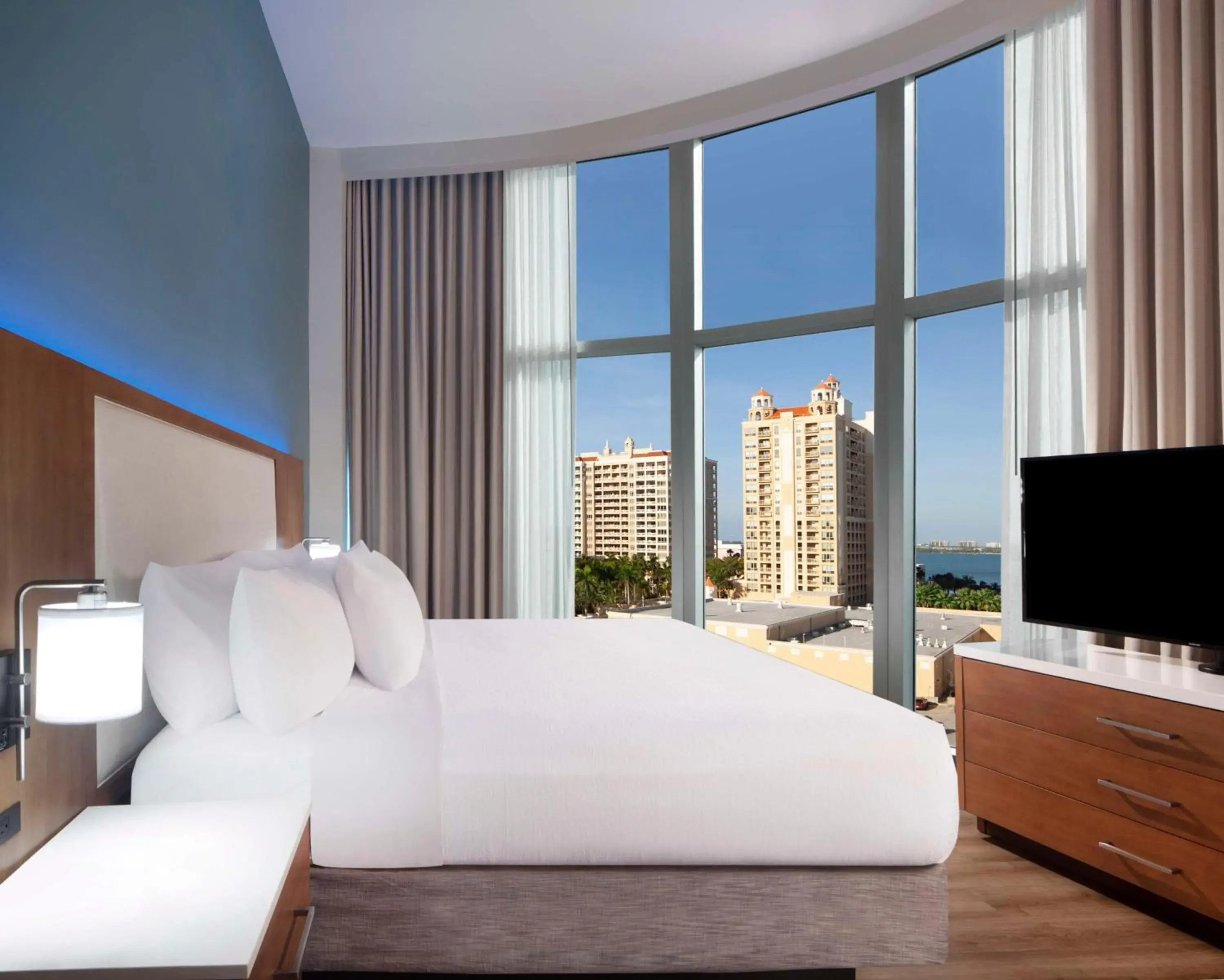 Two Room Corner Suite with Bay View in Embassy Suites By Hilton Sarasota Two Room Corner Suite with Bay View in Embassy Suites By Hilton Sarasota