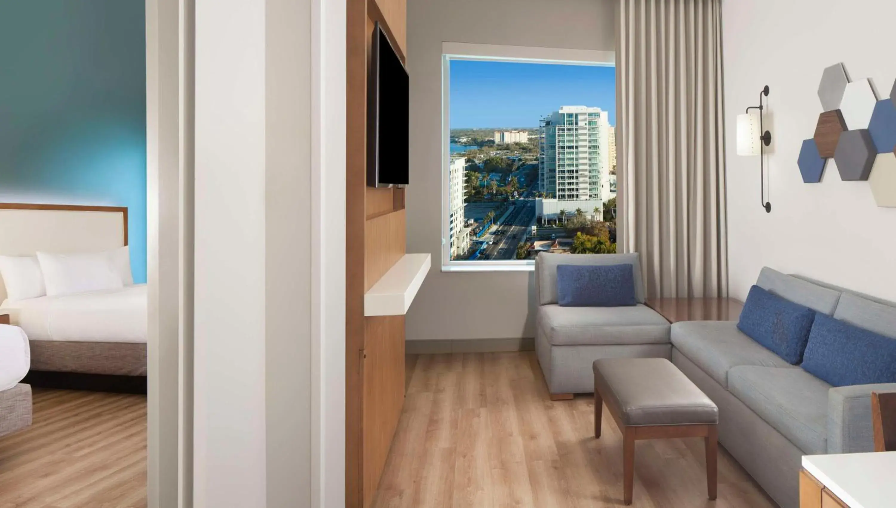 Living room in Embassy Suites By Hilton Sarasota Living room in Embassy Suites By Hilton Sarasota