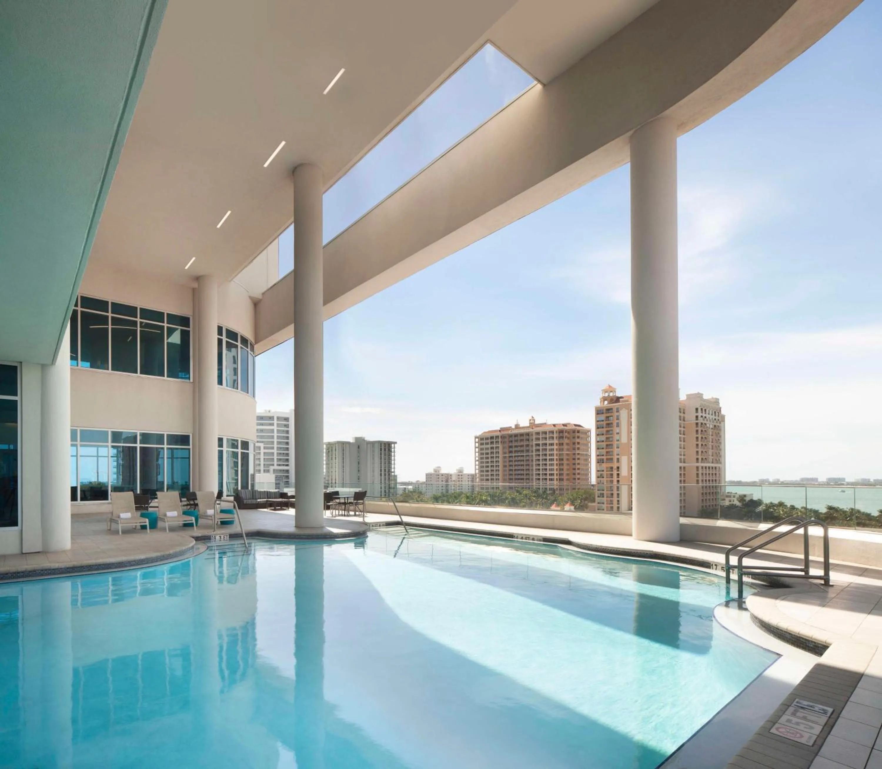 Pool view in Embassy Suites By Hilton Sarasota