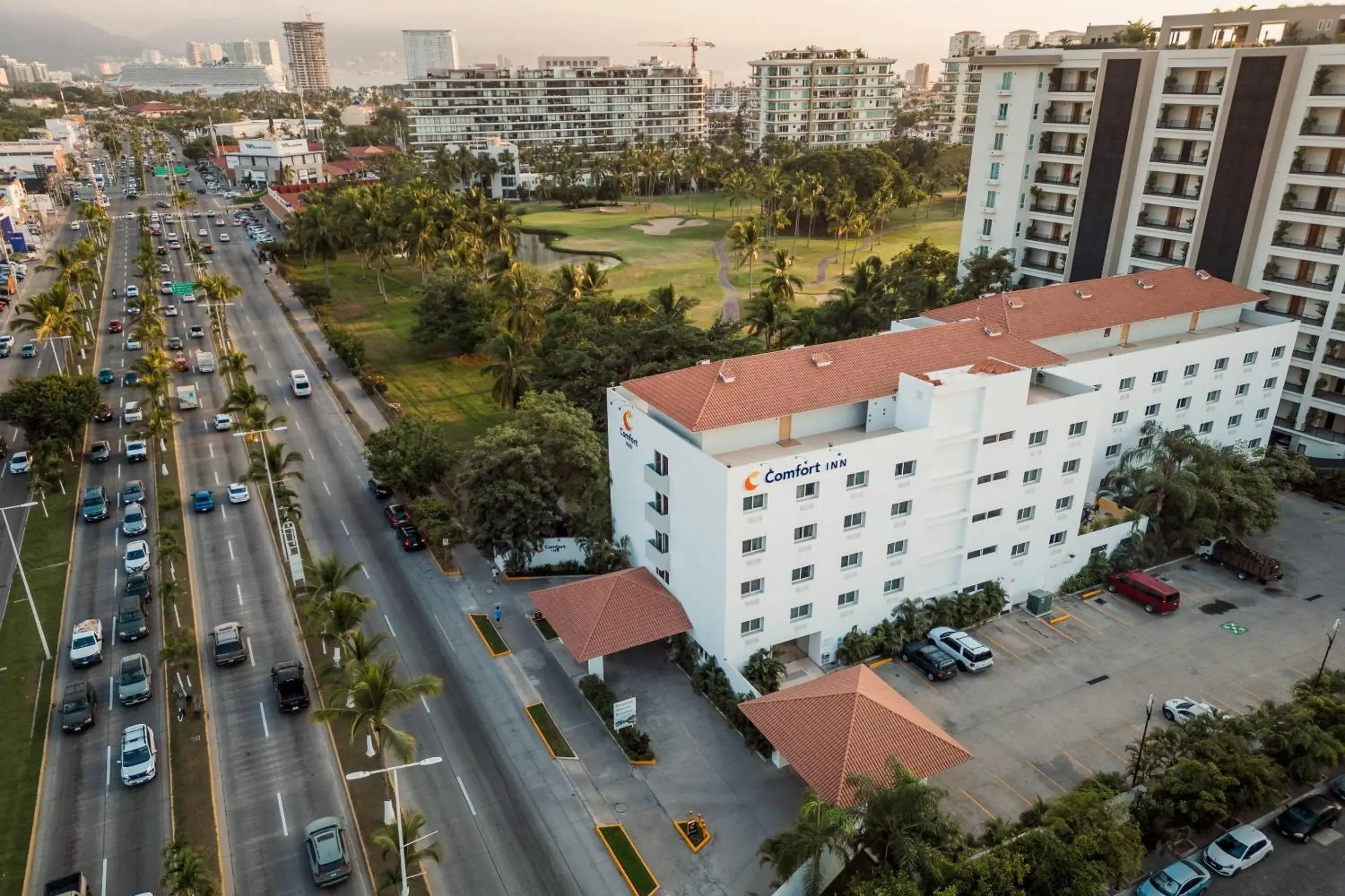 Property building in Comfort Inn Puerto Vallarta Golfside & Marina Property building in Comfort Inn Puerto Vallarta Golfside & Marina