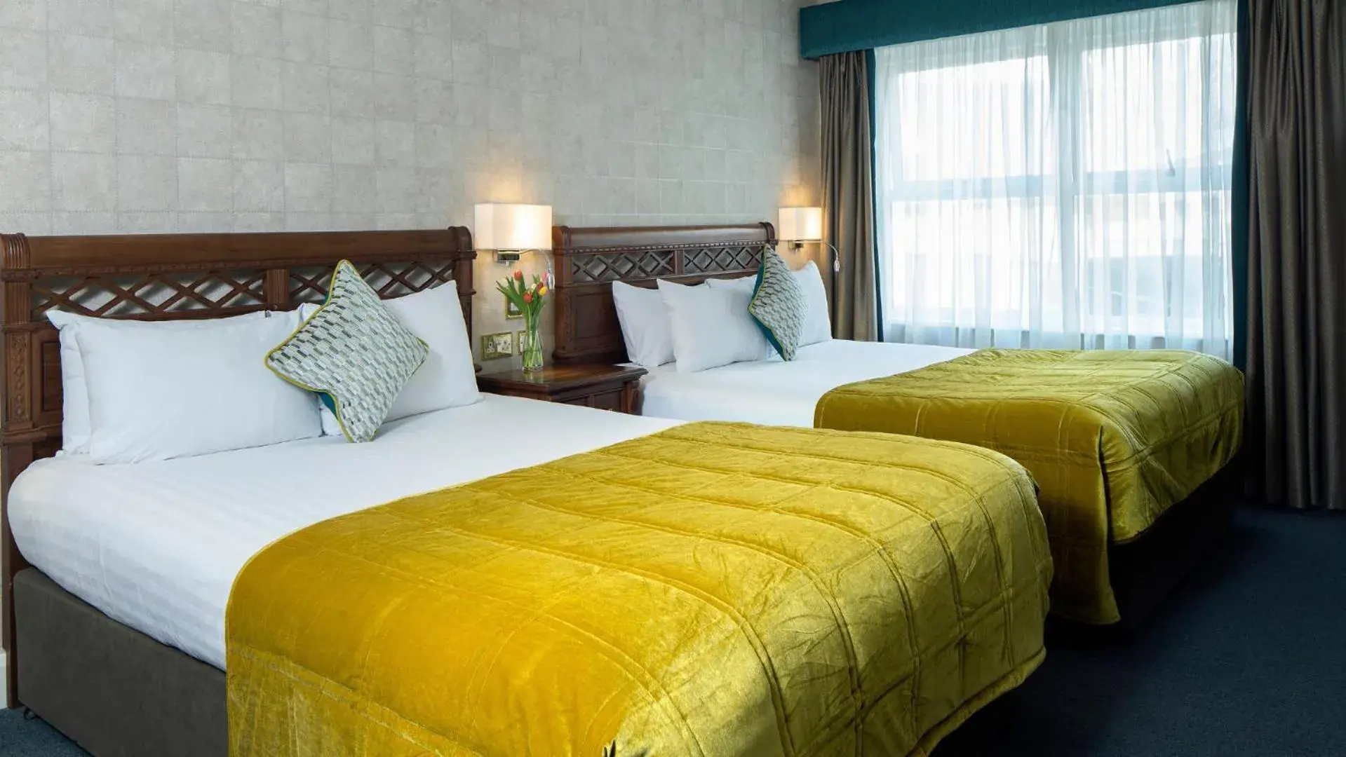 Bedroom, Bed in Lawlors Hotel Bedroom, Bed in Lawlors Hotel