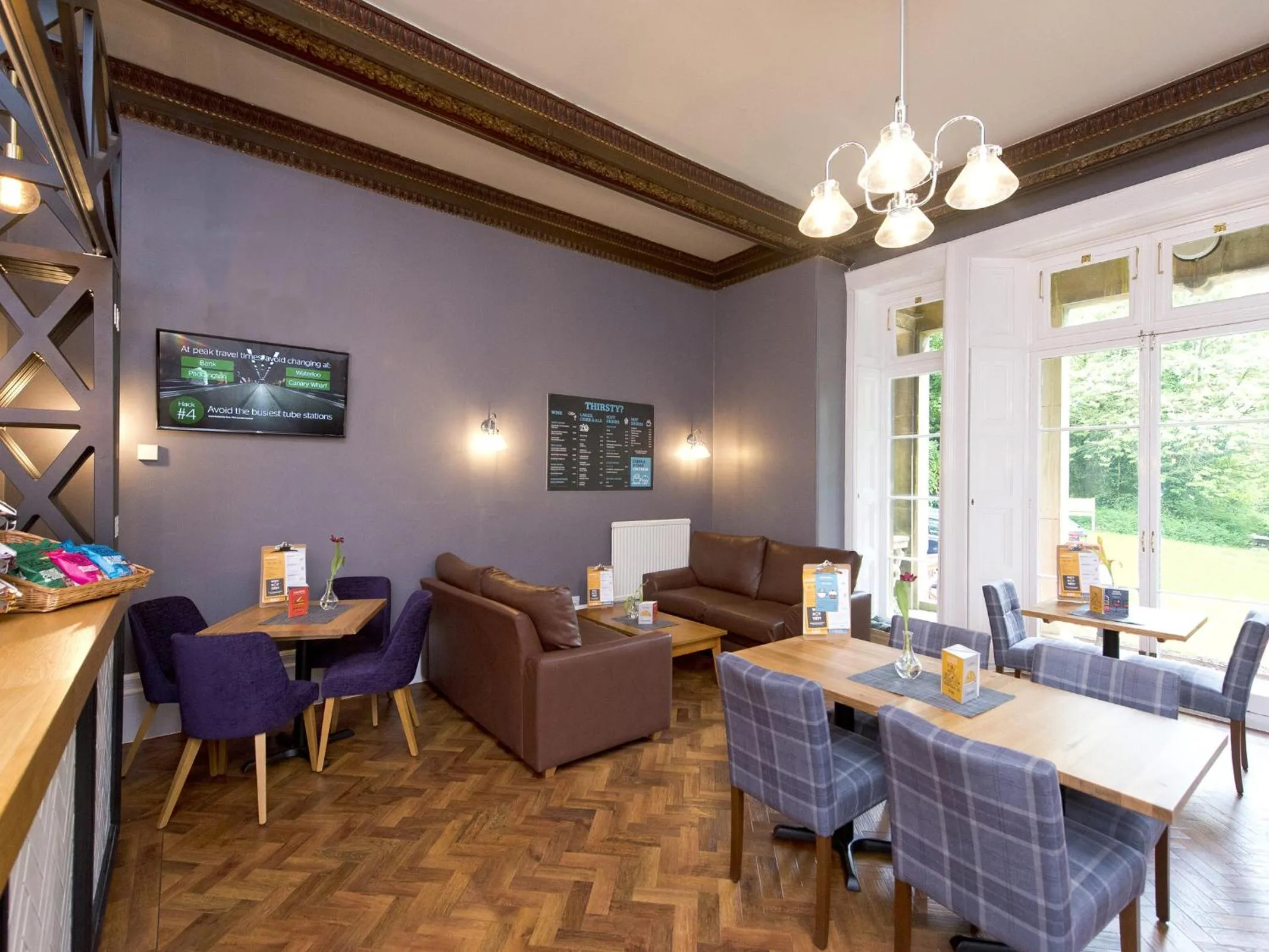 Dining area in YHA Bath
