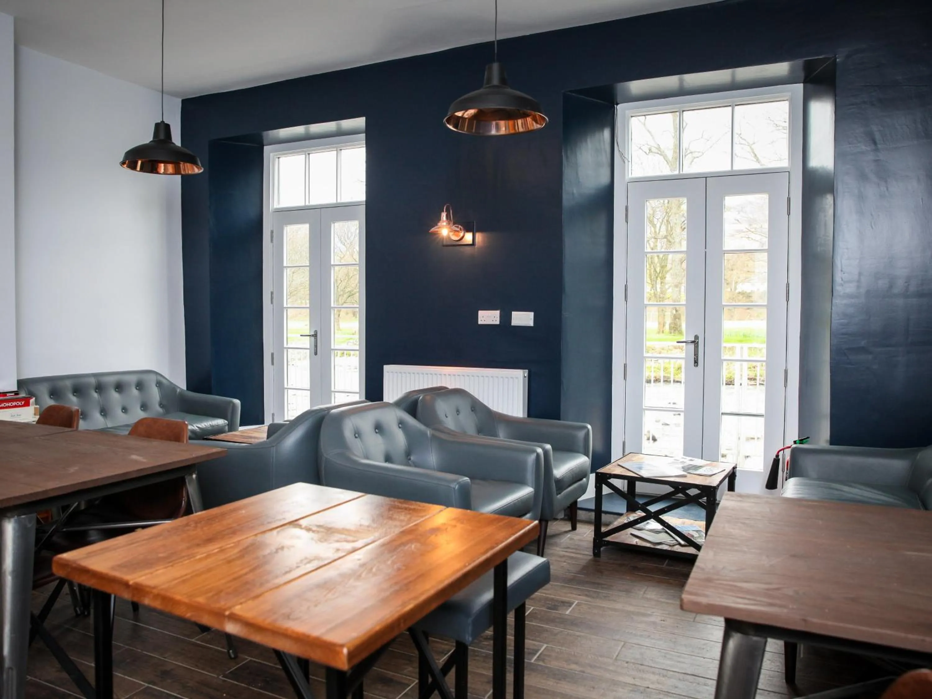 Seating area in YHA Keswick