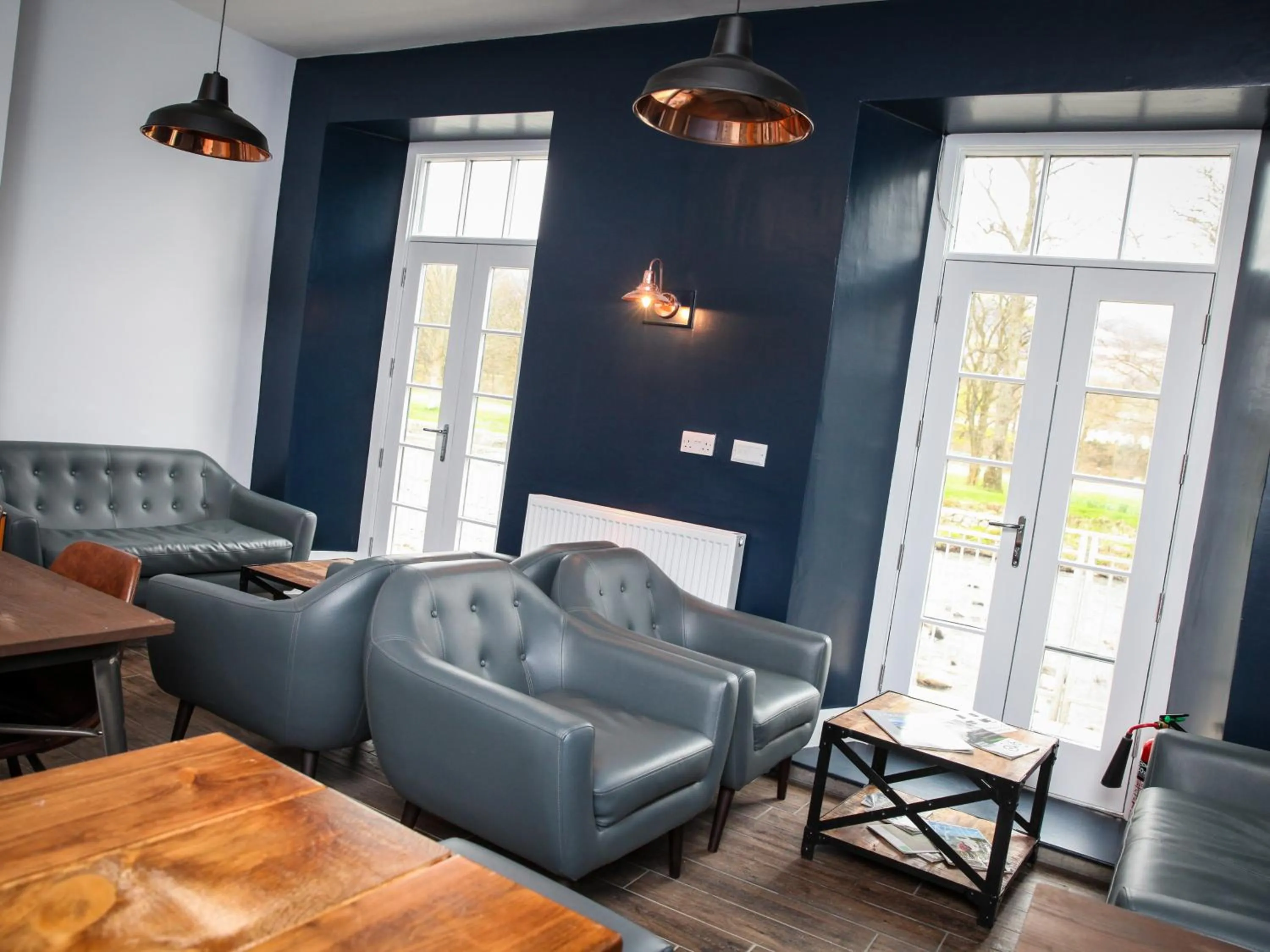 Seating area in YHA Keswick