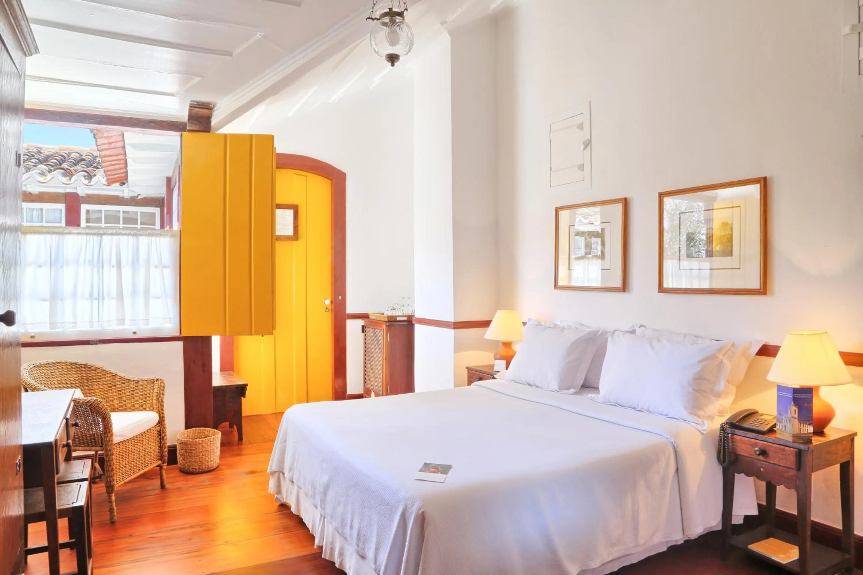 Bed in Pousada do Ouro