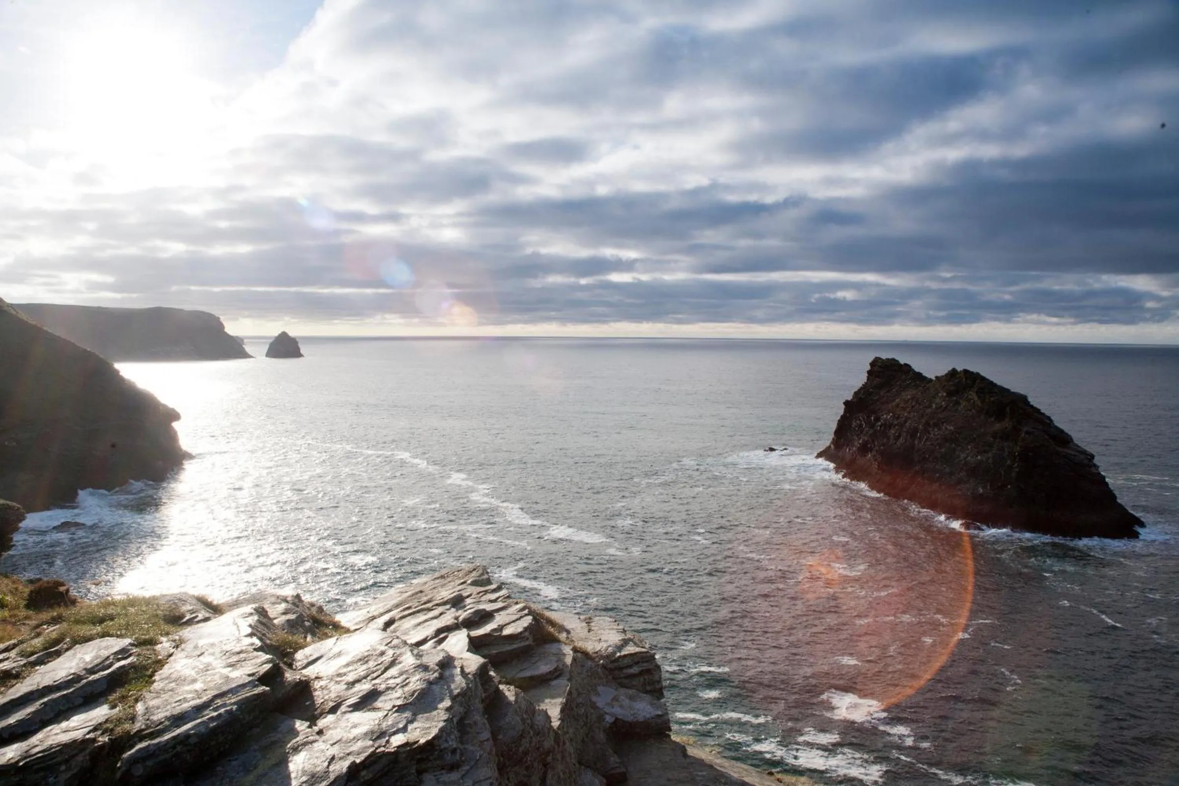Natural landscape in YHA Boscastle