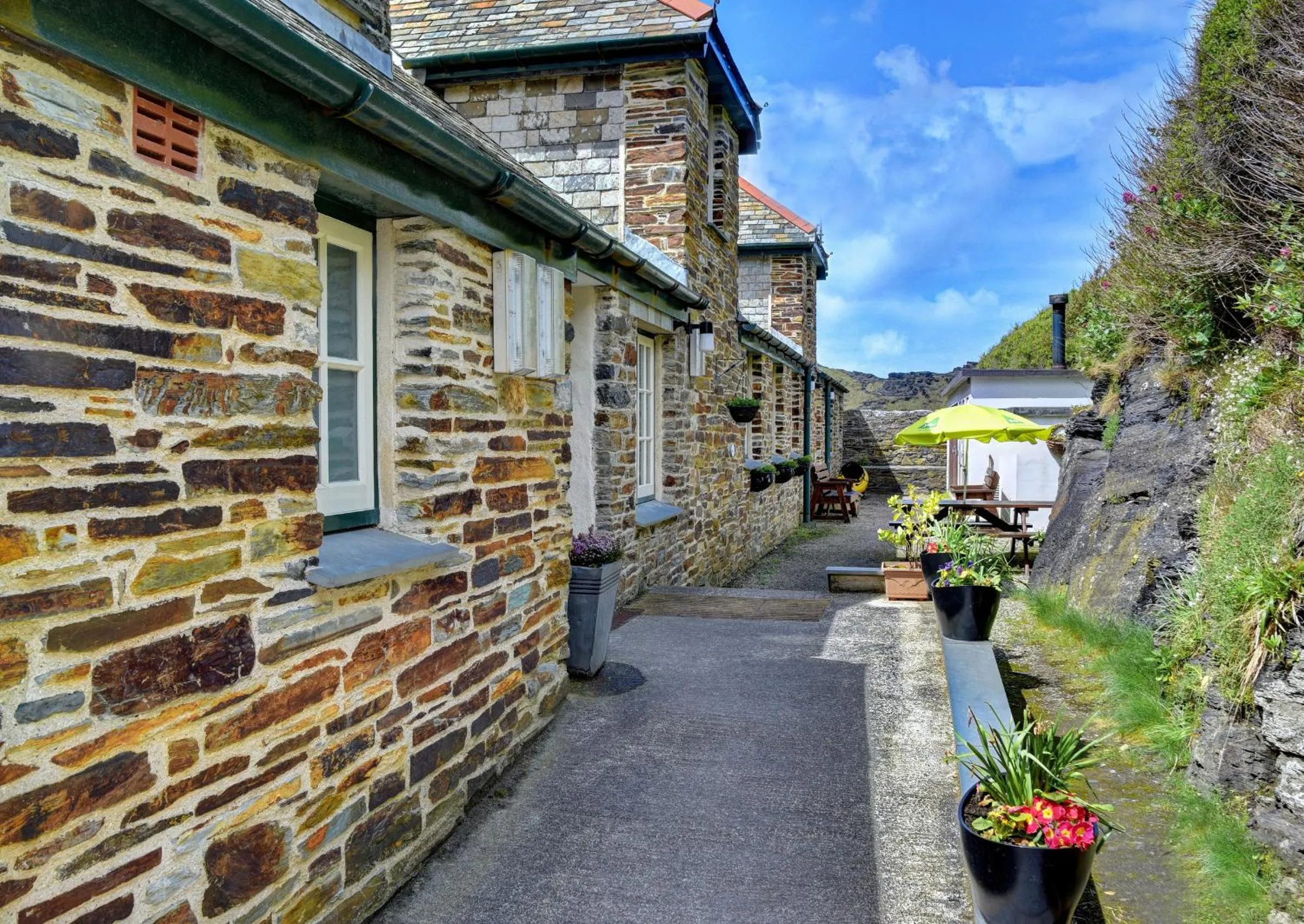 Property building in YHA Boscastle