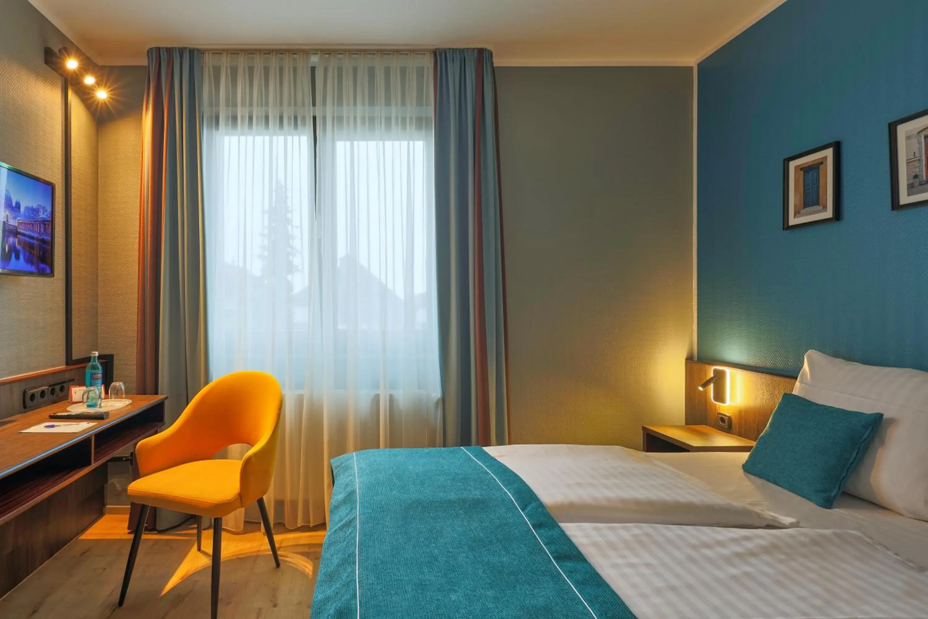 Bed in Trip Inn Hotel Krefeld Bed in Trip Inn Hotel Krefeld