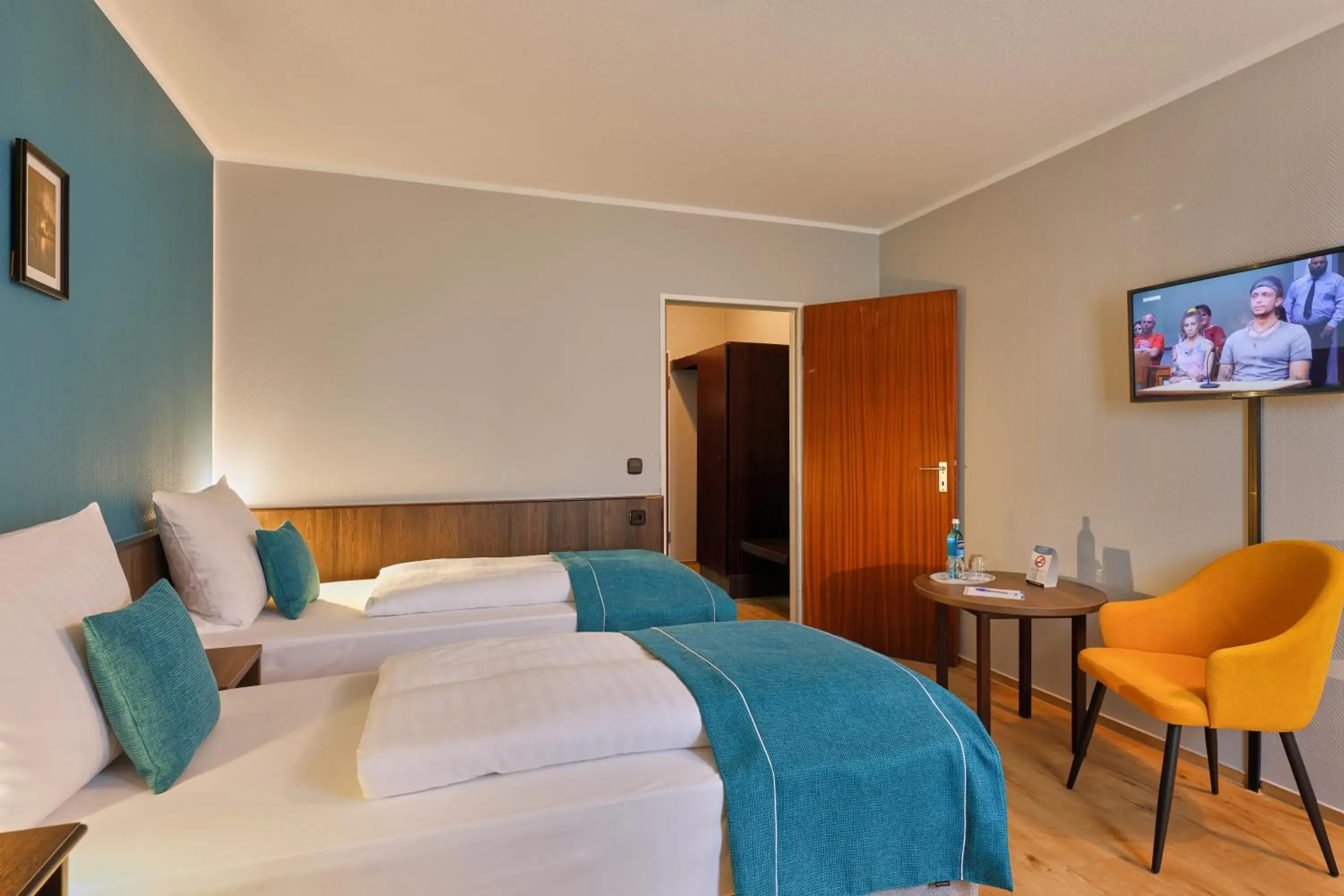 Bed in Trip Inn Hotel Krefeld Bed in Trip Inn Hotel Krefeld