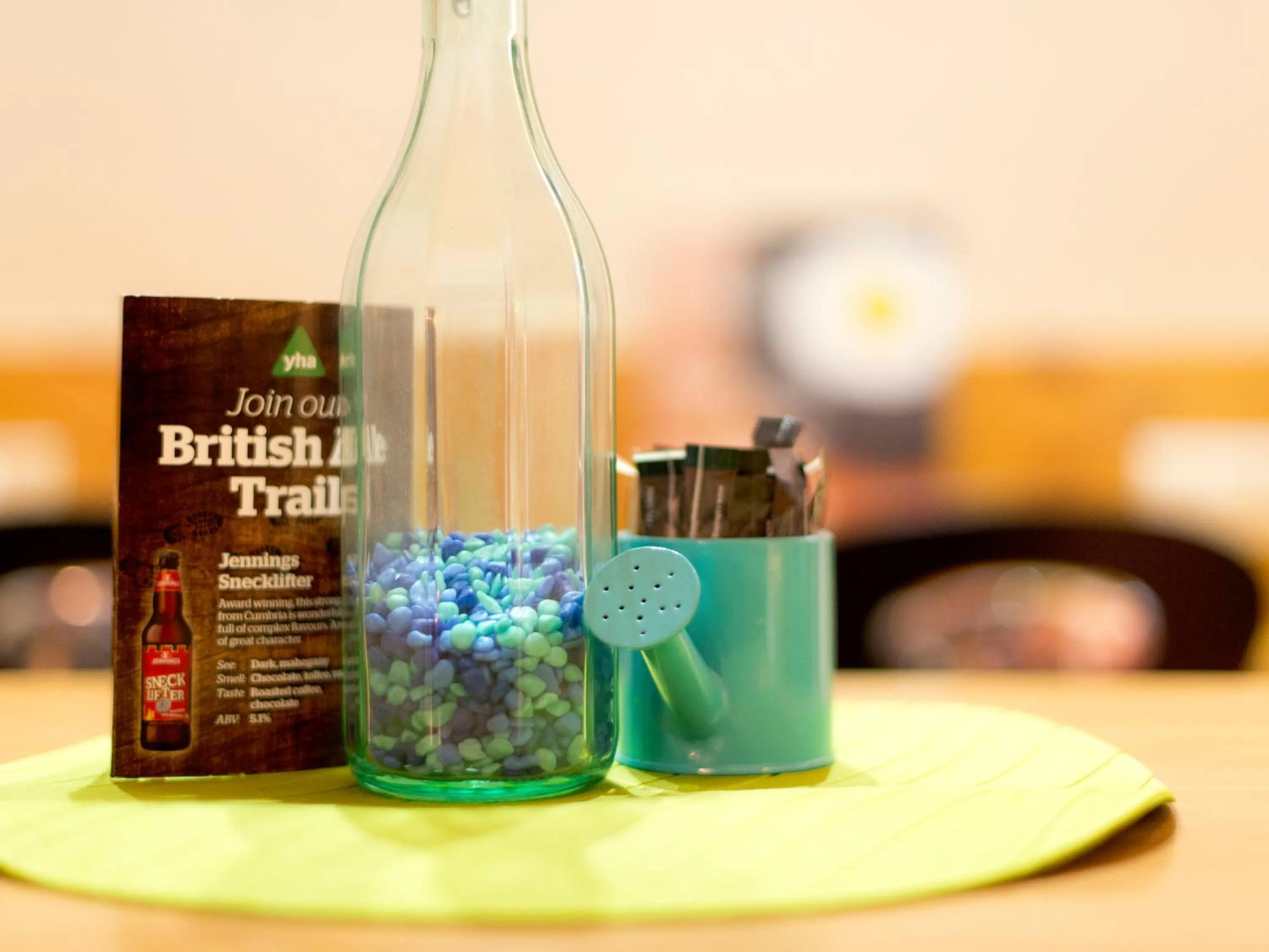 Decorative detail in YHA London Lee Valley