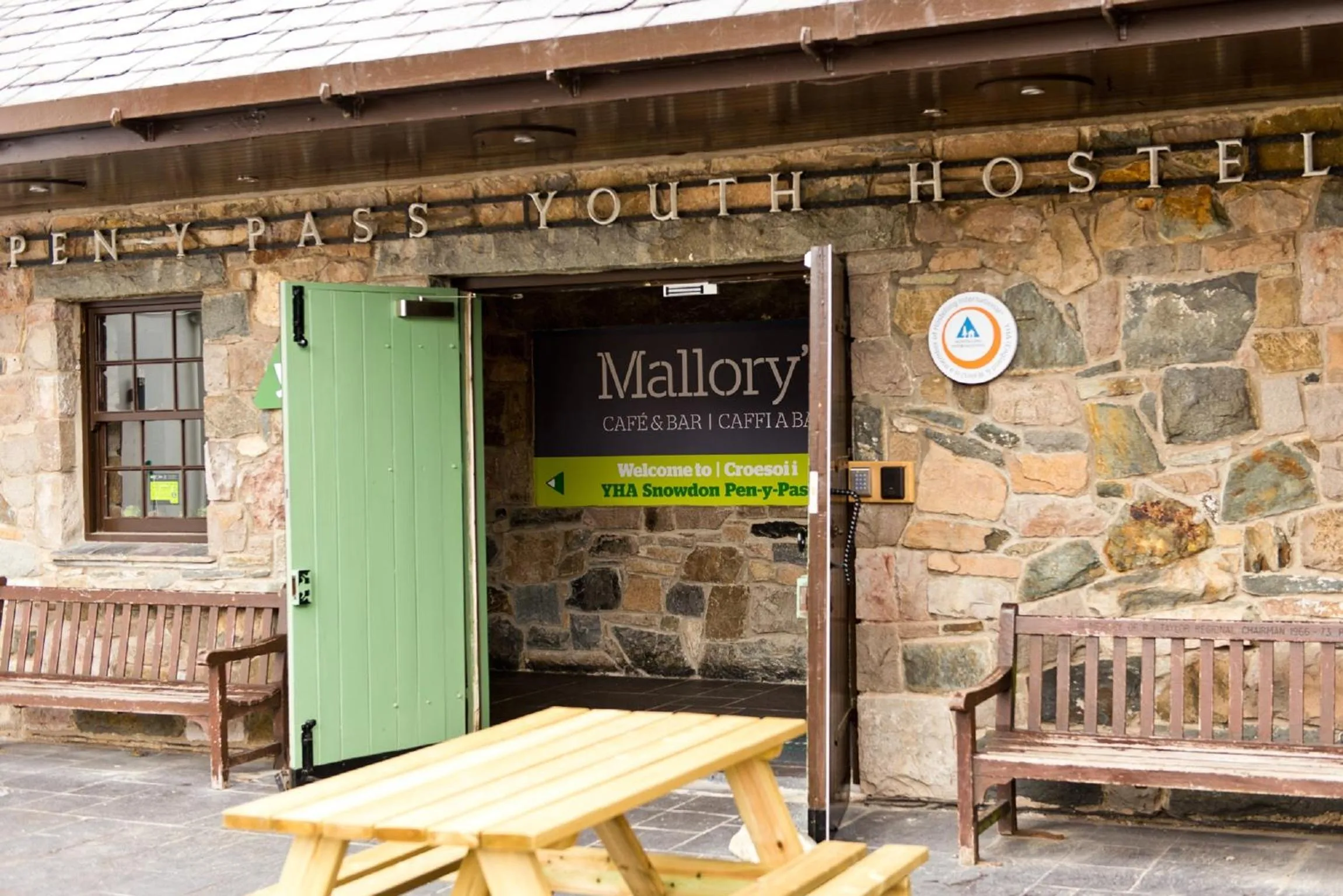 Facade/entrance in YHA Snowdon Pen-y-Pass