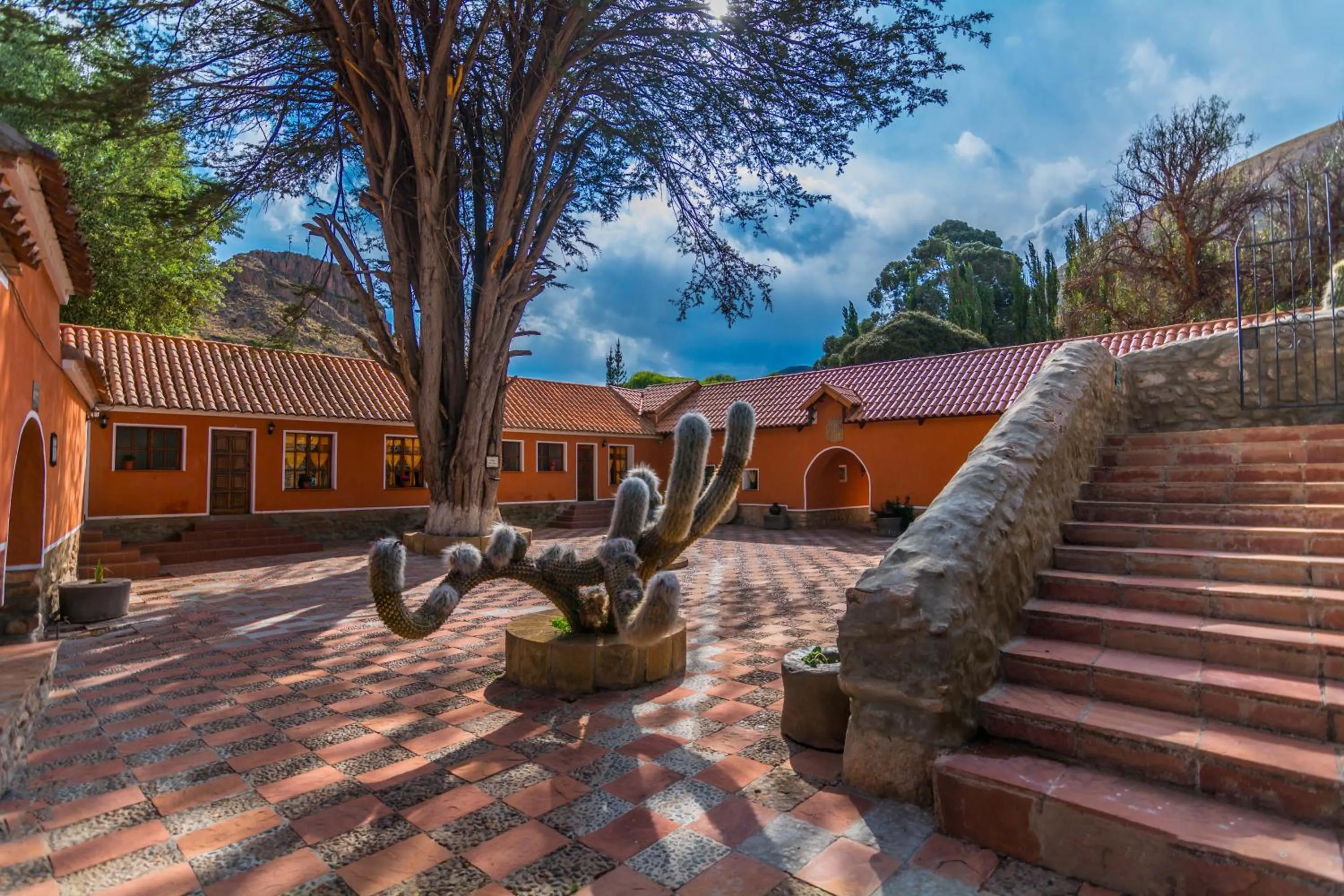 Patio in Hotel Museo Cayara