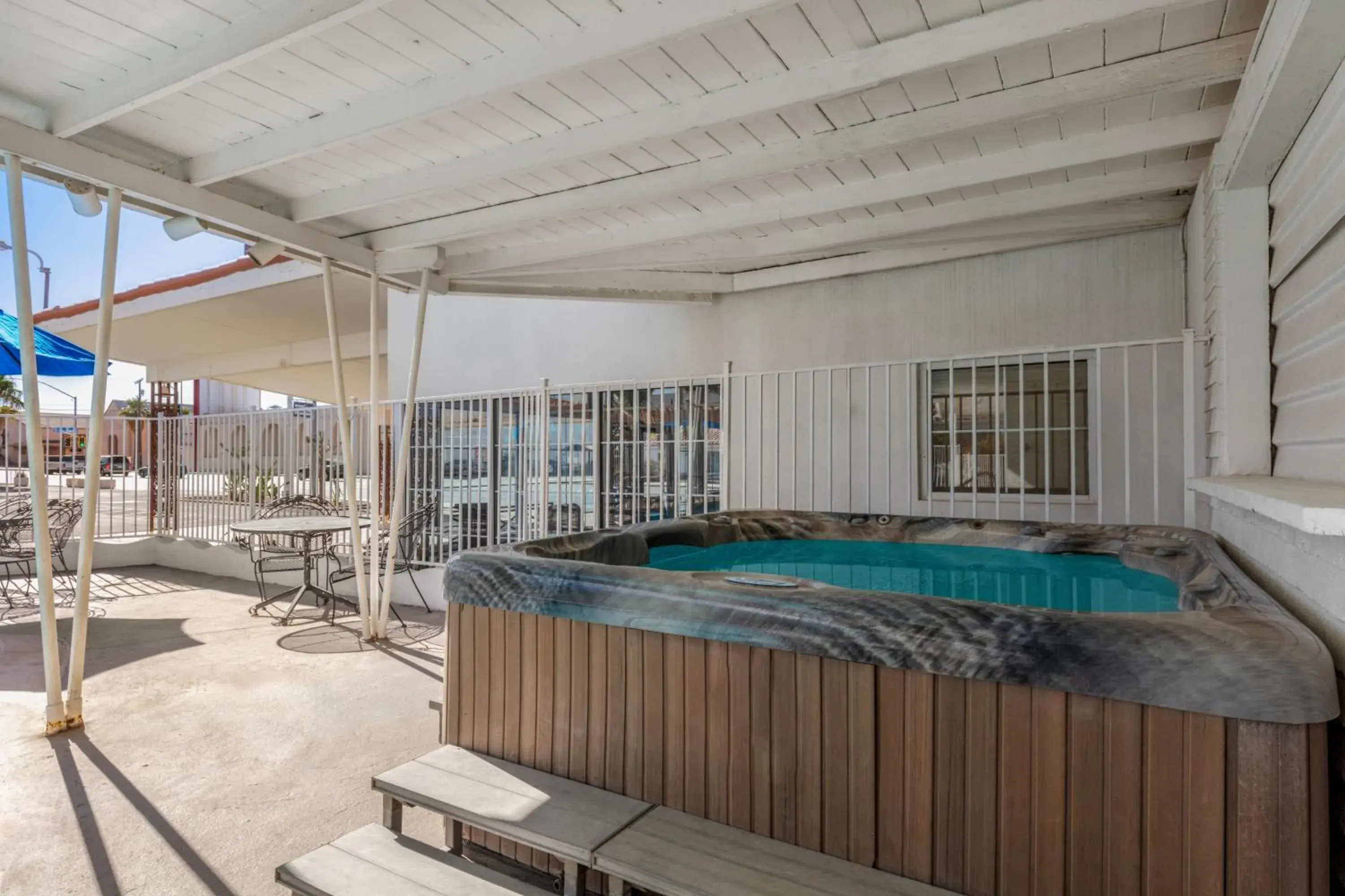 Pool view in Historic Coronado Motor Hotel by OYO Pool view in Historic Coronado Motor Hotel by OYO