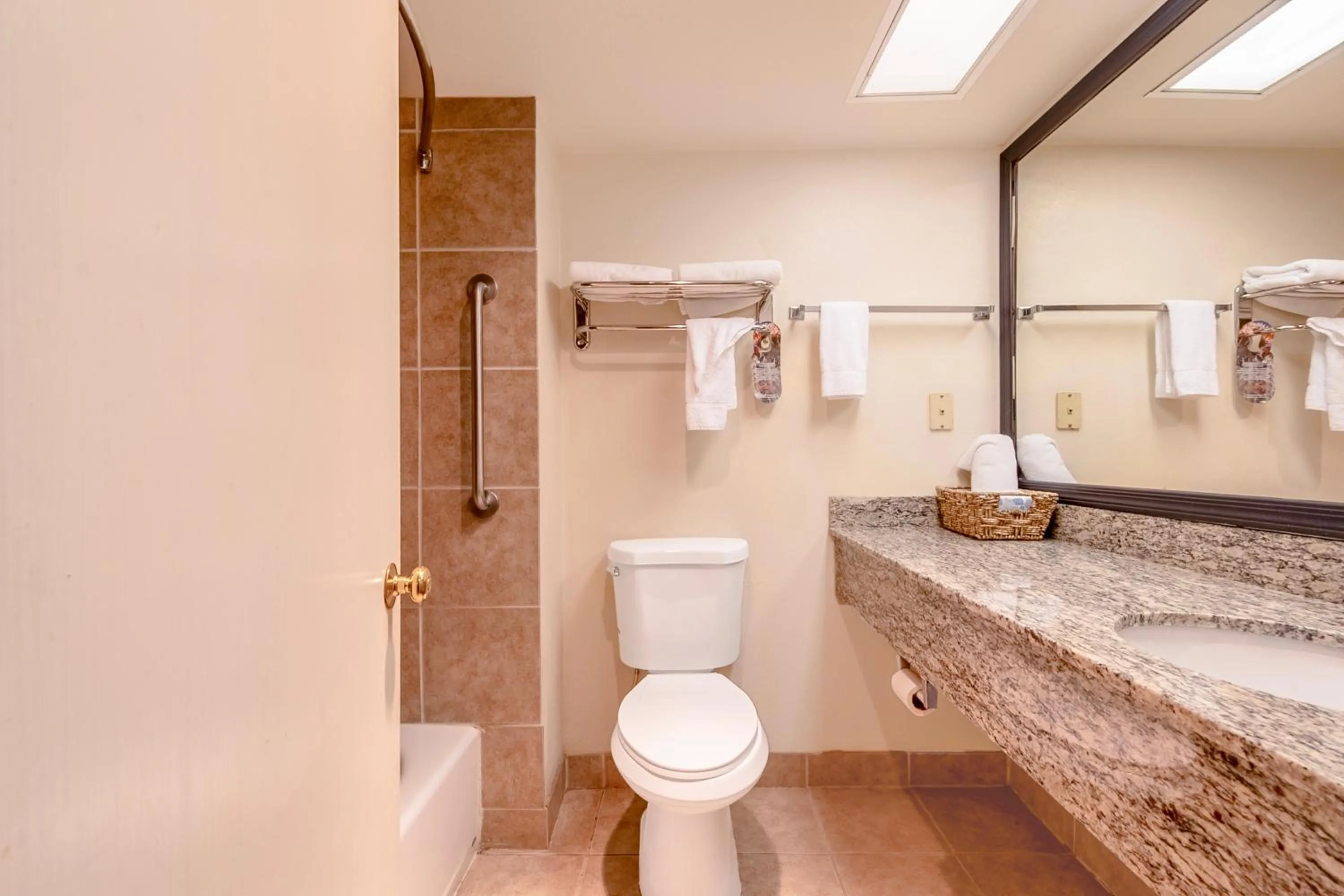 Bathroom in Historic Coronado Motor Hotel by OYO