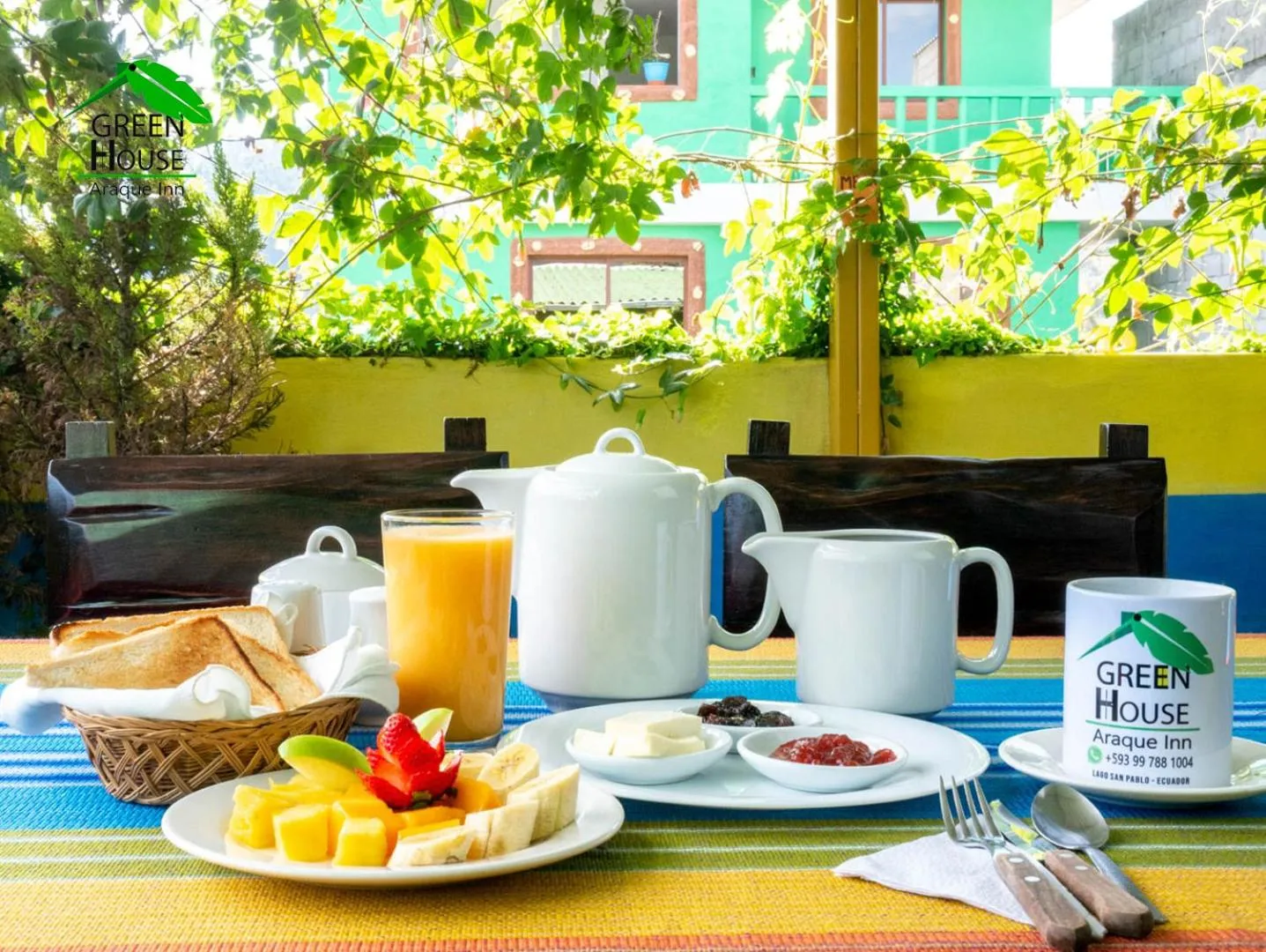 Garden in Green House Araque Inn