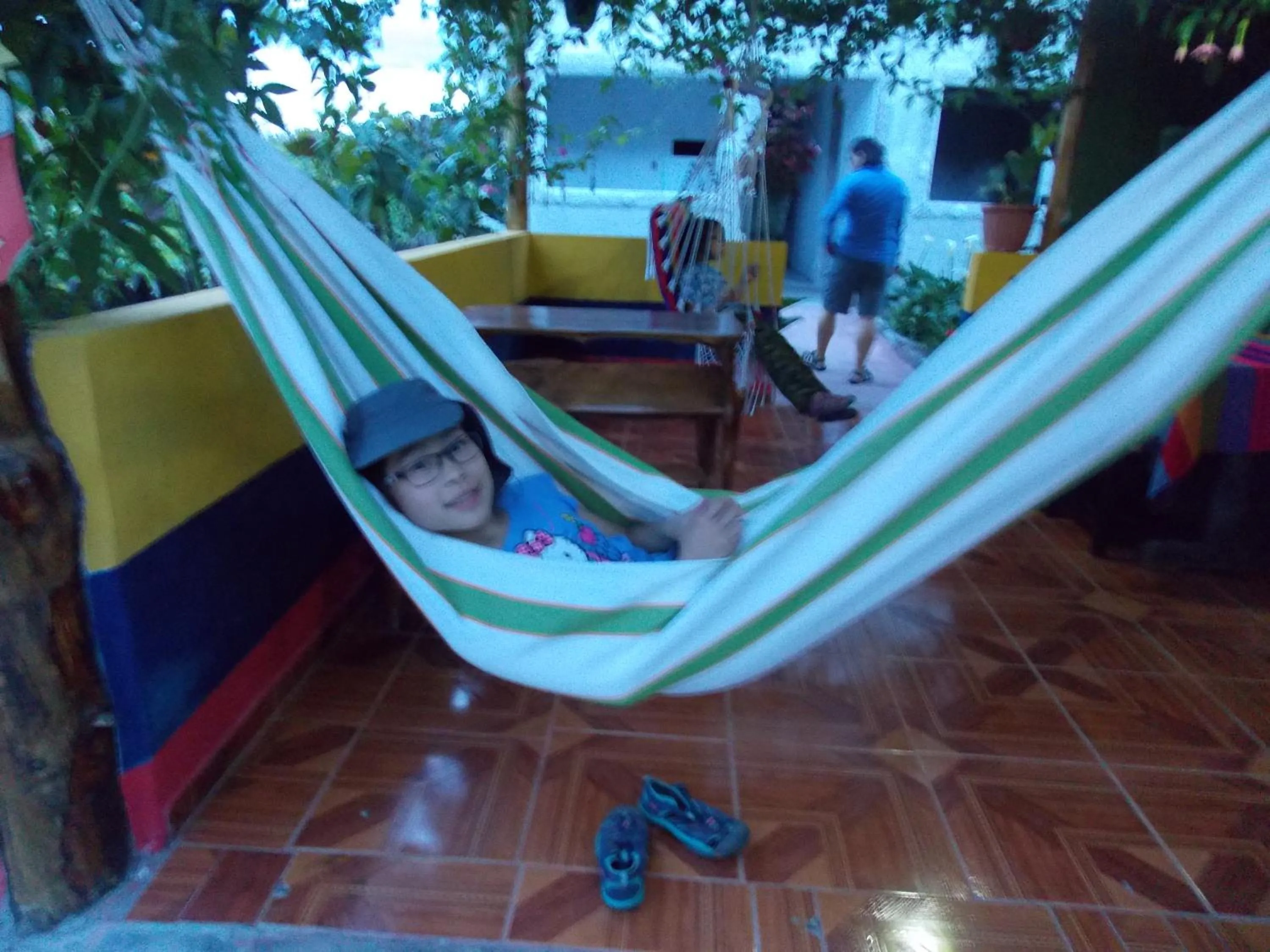 Patio in Green House Araque Inn