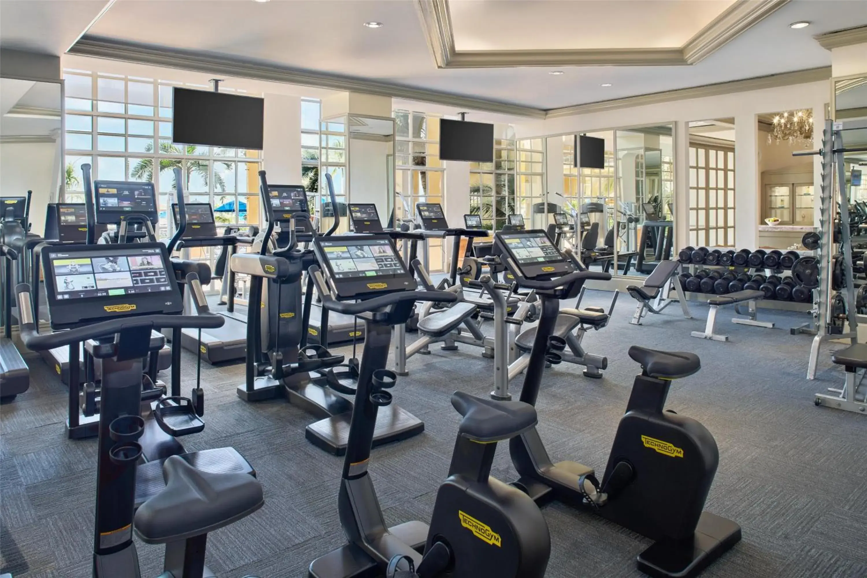 Fitness centre/facilities in Kempinski Hotel Cancun Fitness centre/facilities in Kempinski Hotel Cancun