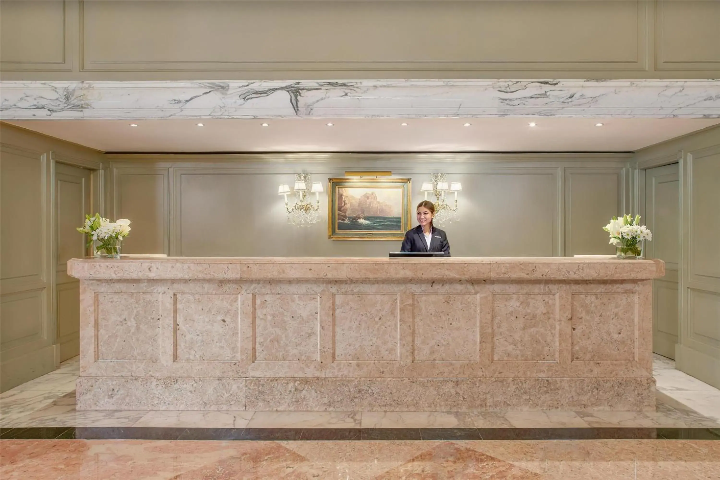 Lobby or reception in Kempinski Hotel Cancun Lobby or reception in Kempinski Hotel Cancun