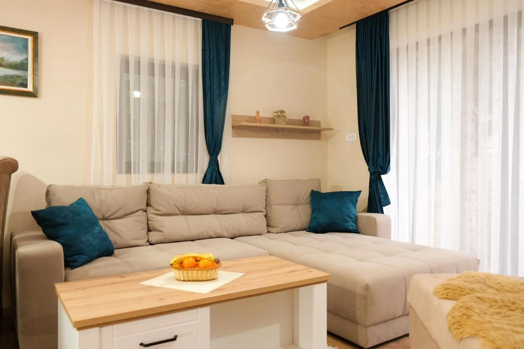 Living room in Villa Zagorka and mountain houses A, M, D