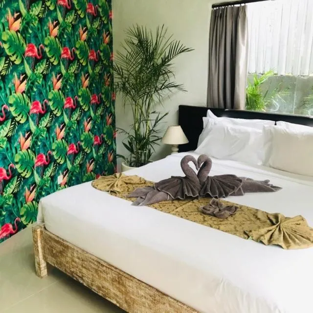 Bed in Villa Madu Canggu