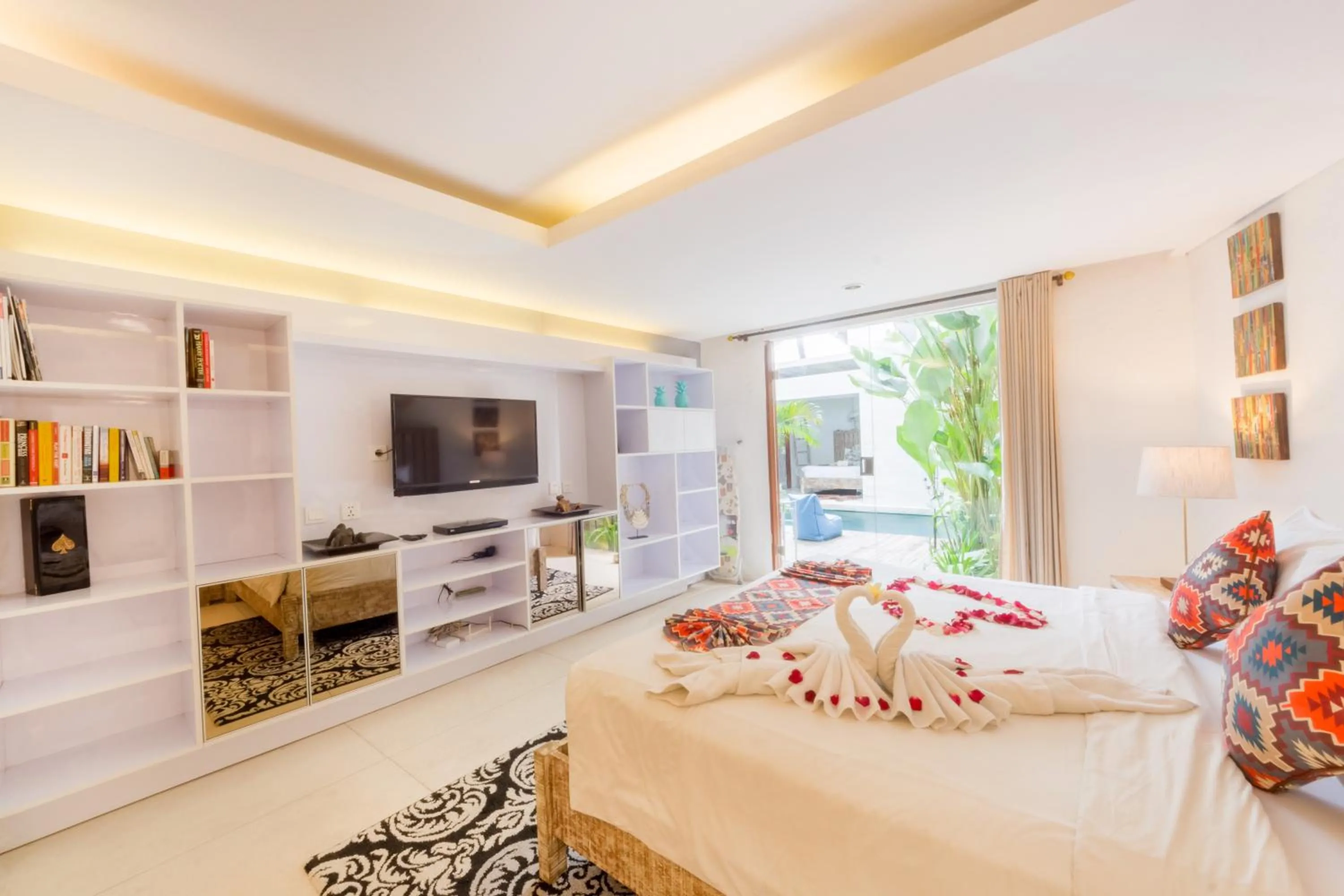 Bed in Villa Madu Canggu