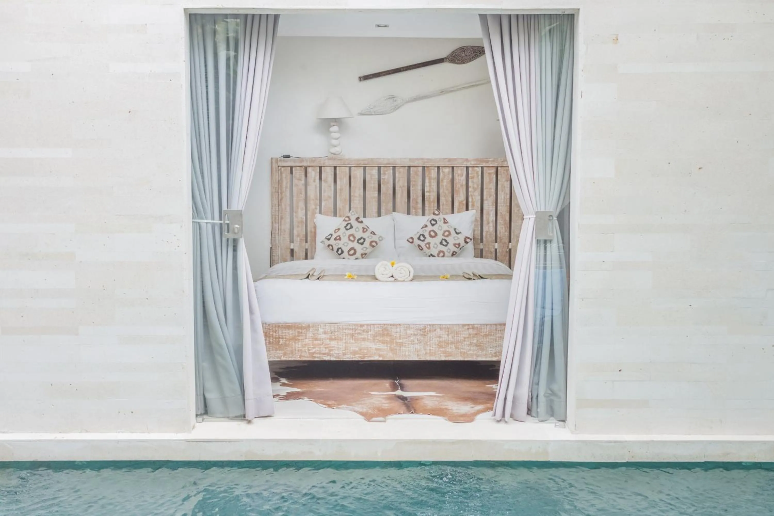 Bed in Villa Madu Canggu