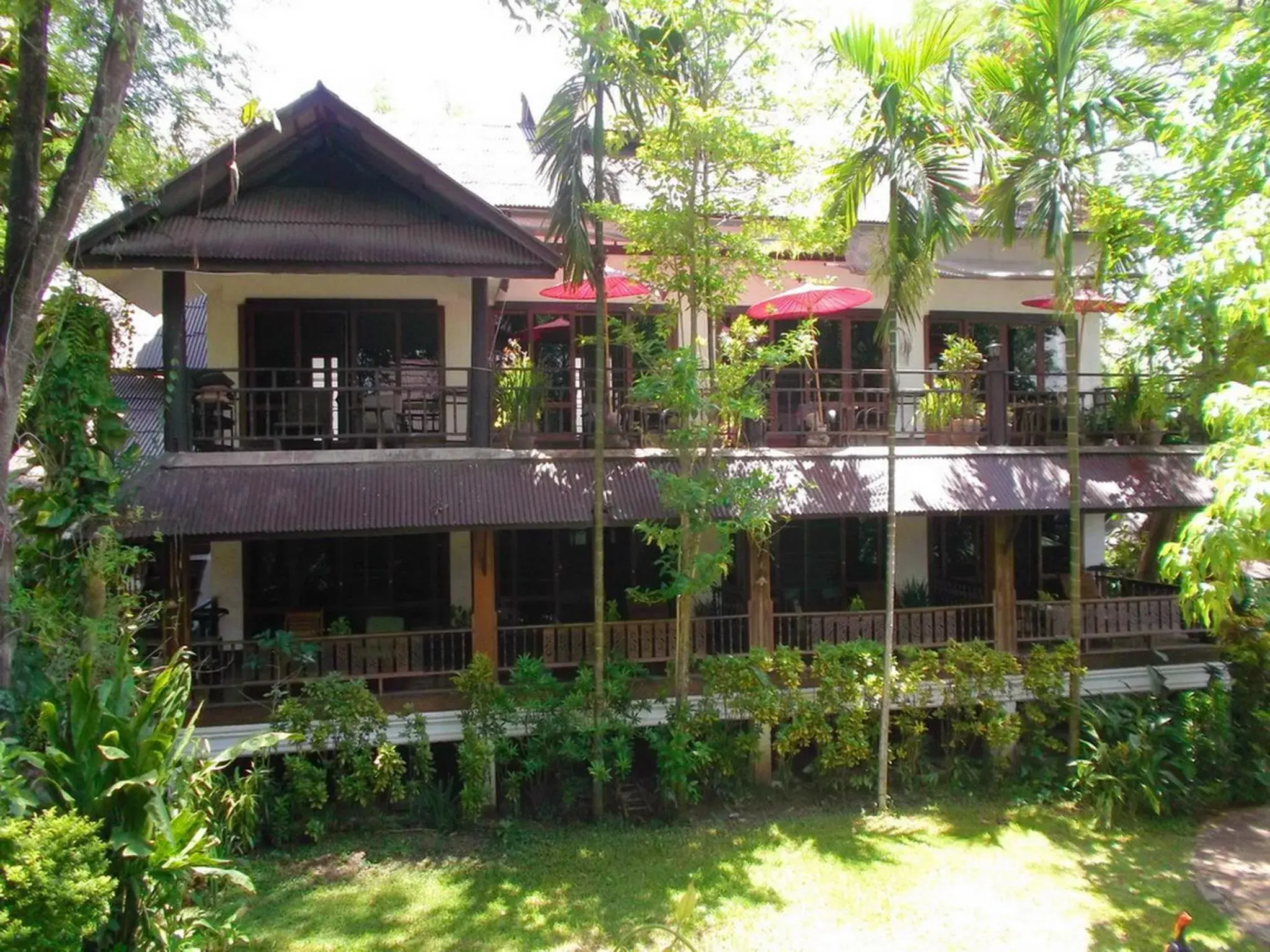 Facade/entrance in Baantawan Guesthouse Pai Facade/entrance in Baantawan Guesthouse Pai