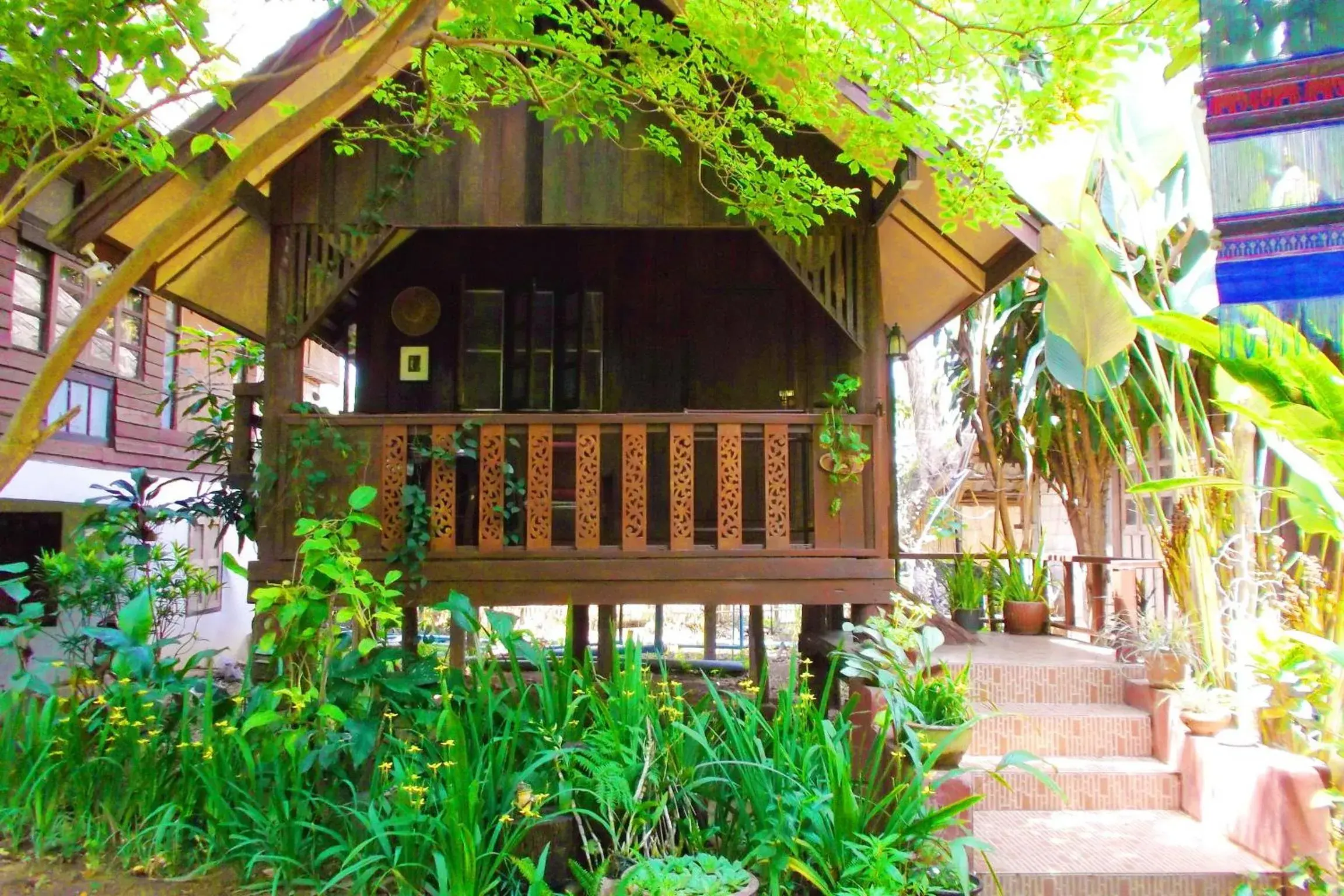 Facade/entrance in Baantawan Guesthouse Pai Facade/entrance in Baantawan Guesthouse Pai