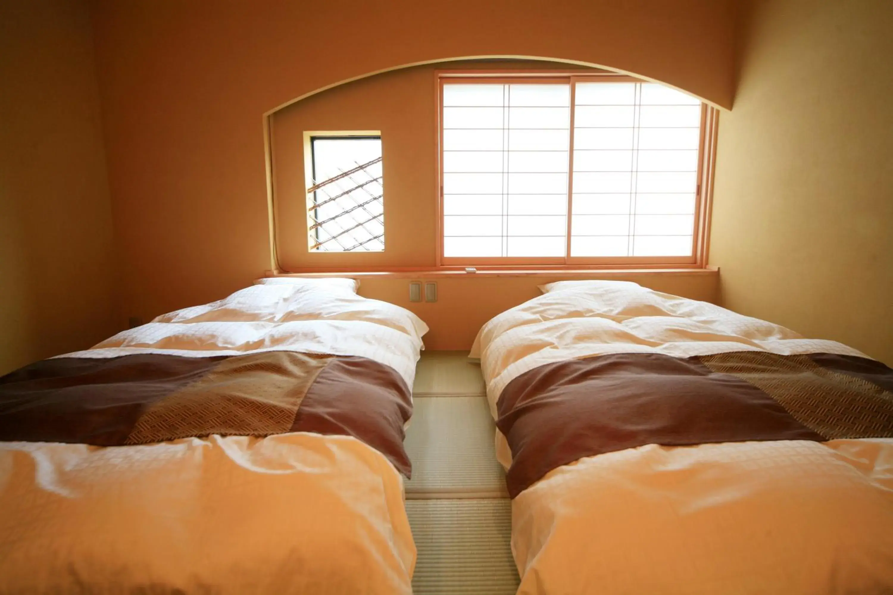 Bed in Wafu no Yado Masuya                                                                             