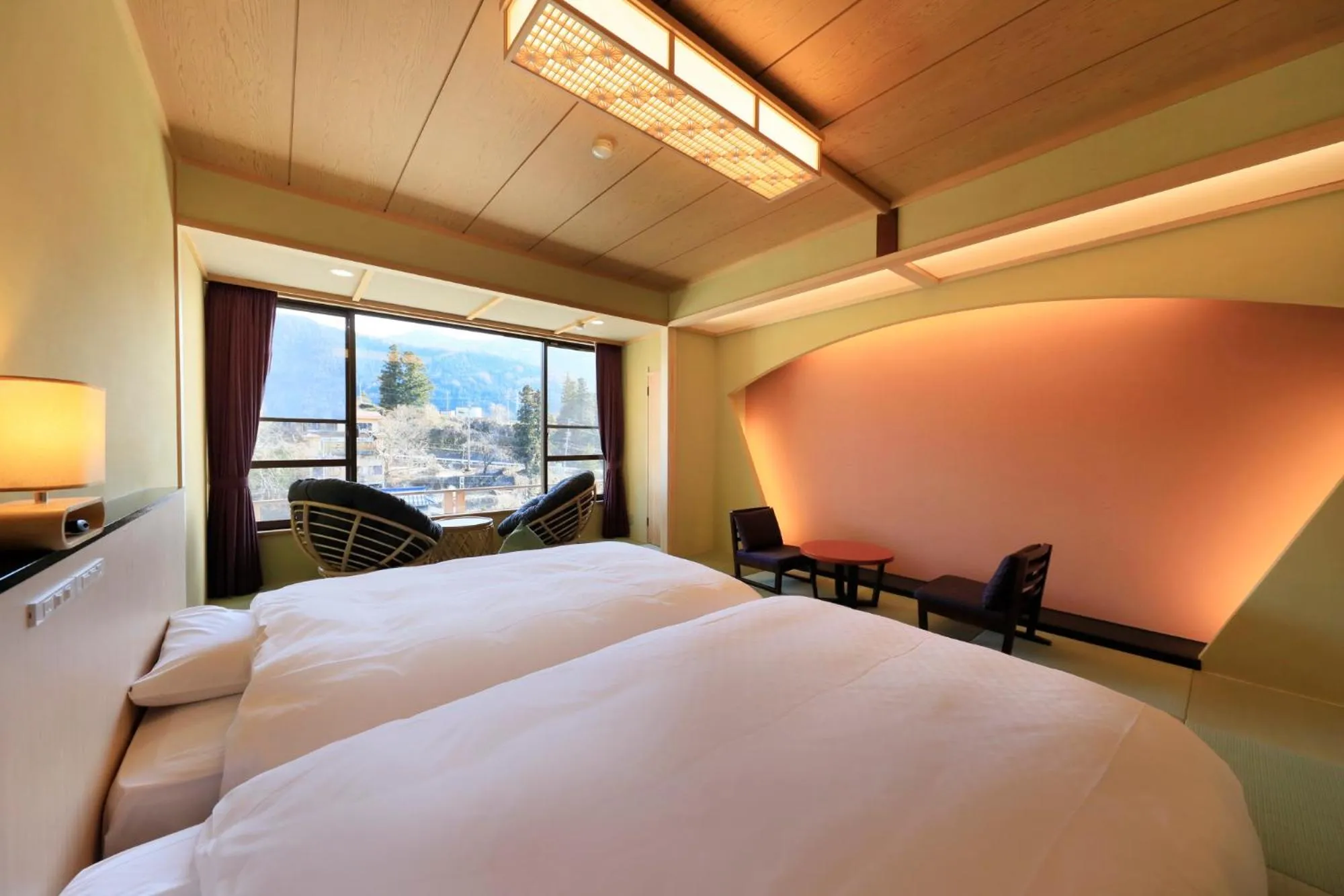 Bed in Wafu-no-Yado MASUYA