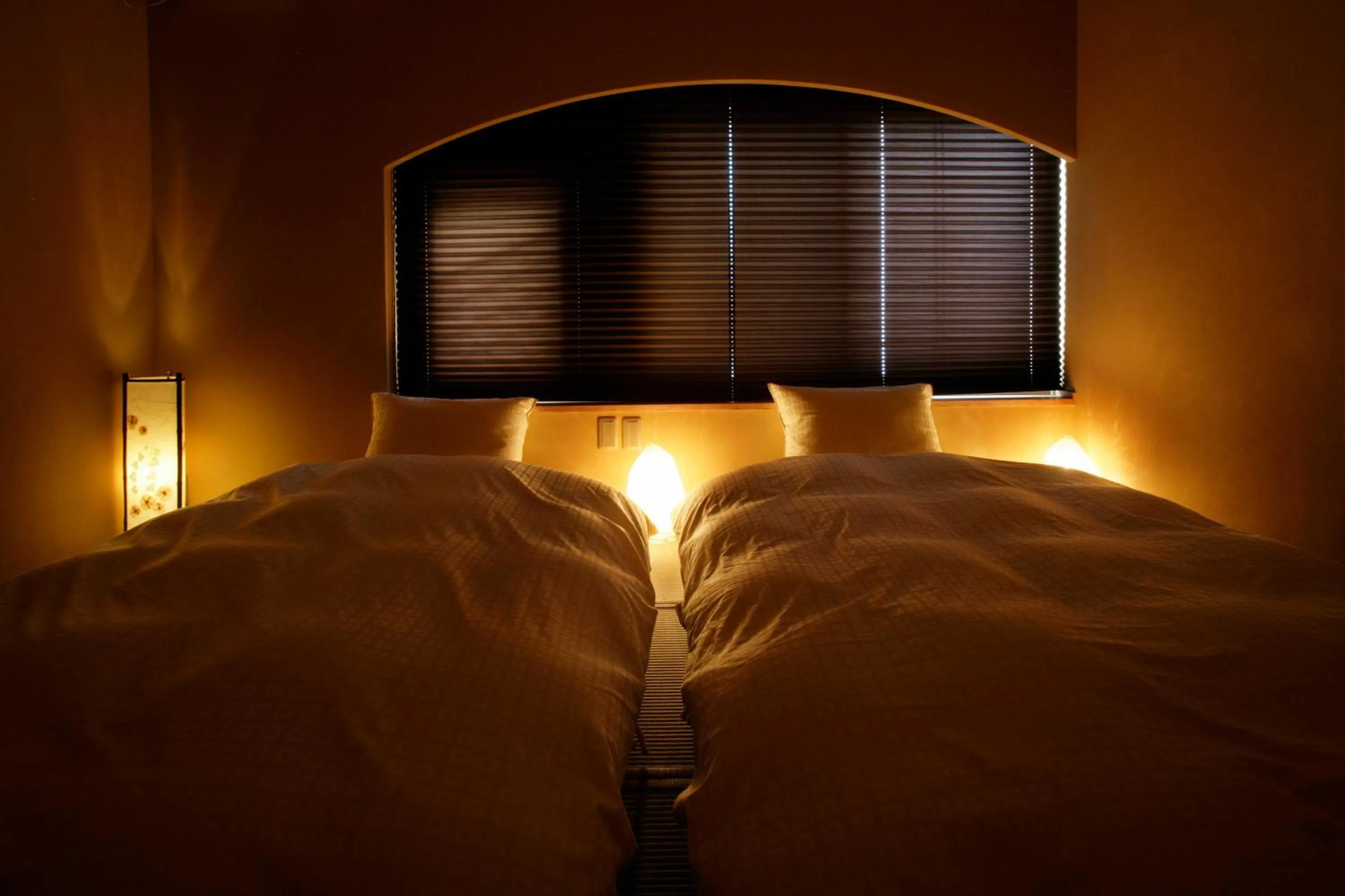 Bed in Wafu-no-Yado MASUYA