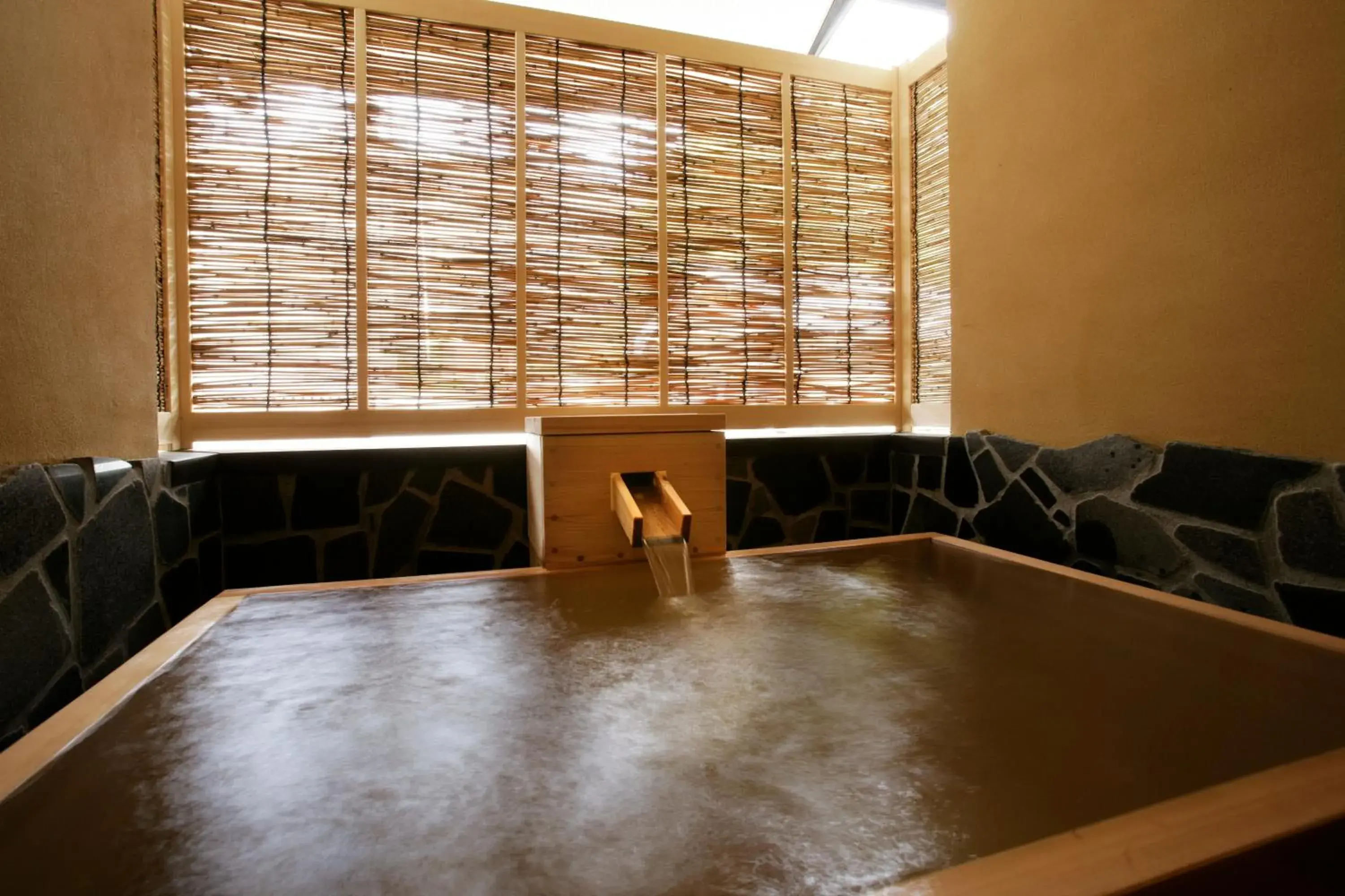 Basic Japanese-Style Twin Room with Open-Air Bath and street view in Wafu no Yado Masuya                                                                             