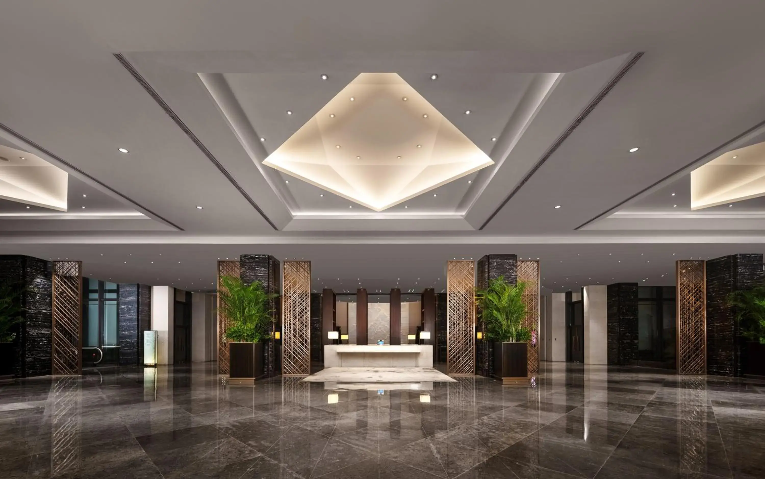 Lobby or reception in Jinling Hotel Lobby or reception in Jinling Hotel