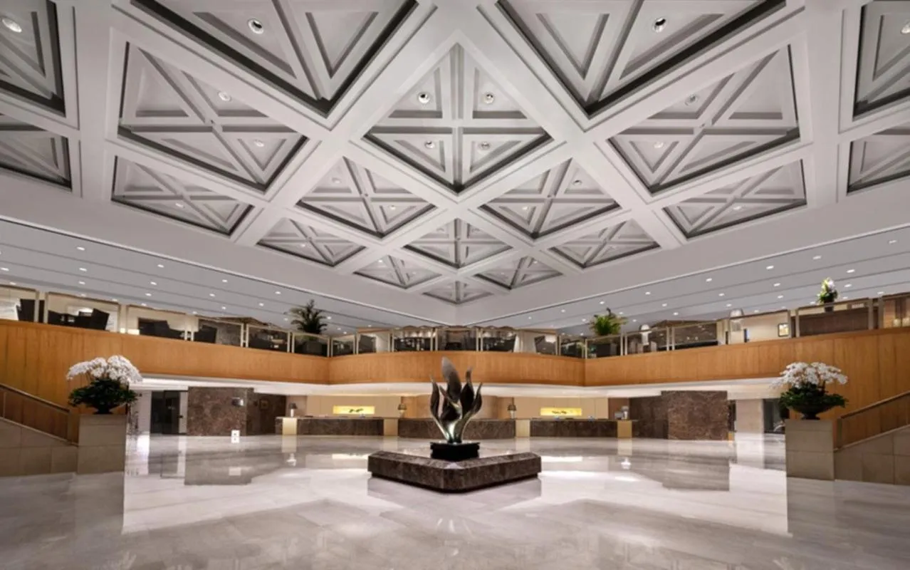 Lobby or reception in Jinling Hotel