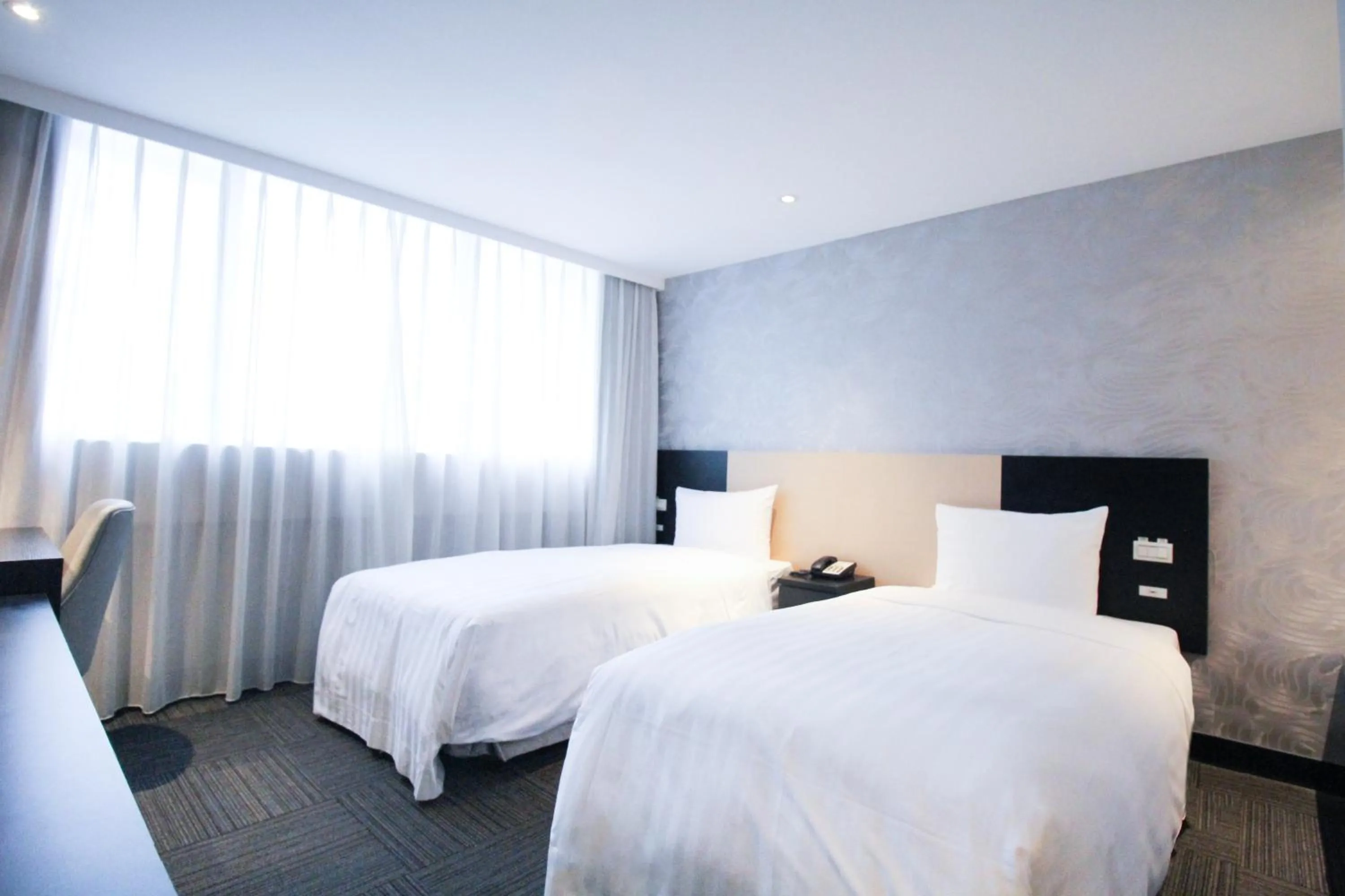 Bed in 台北碧瑤飯店 Hotel B