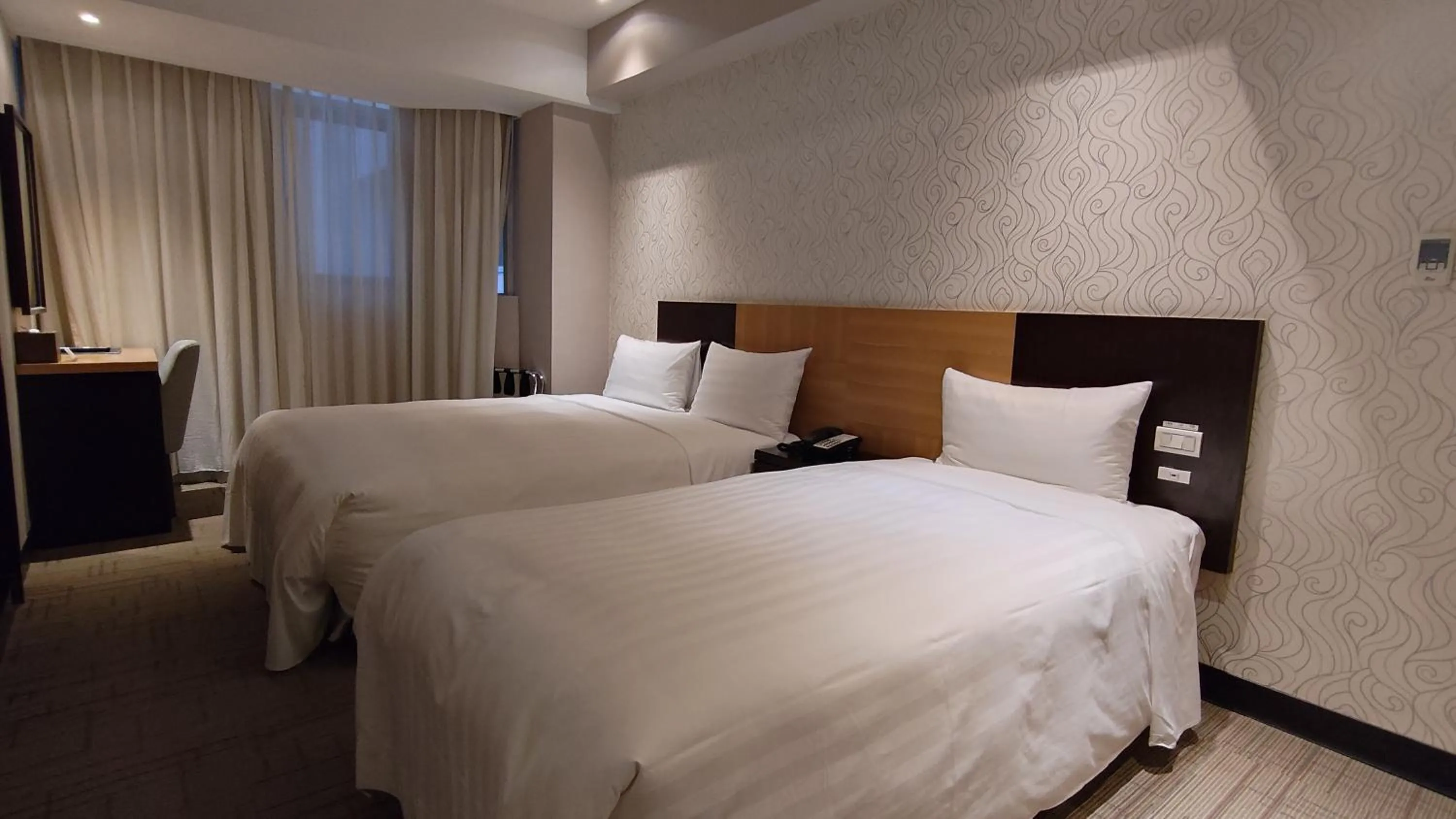 Bed in 台北碧瑤飯店 Hotel B