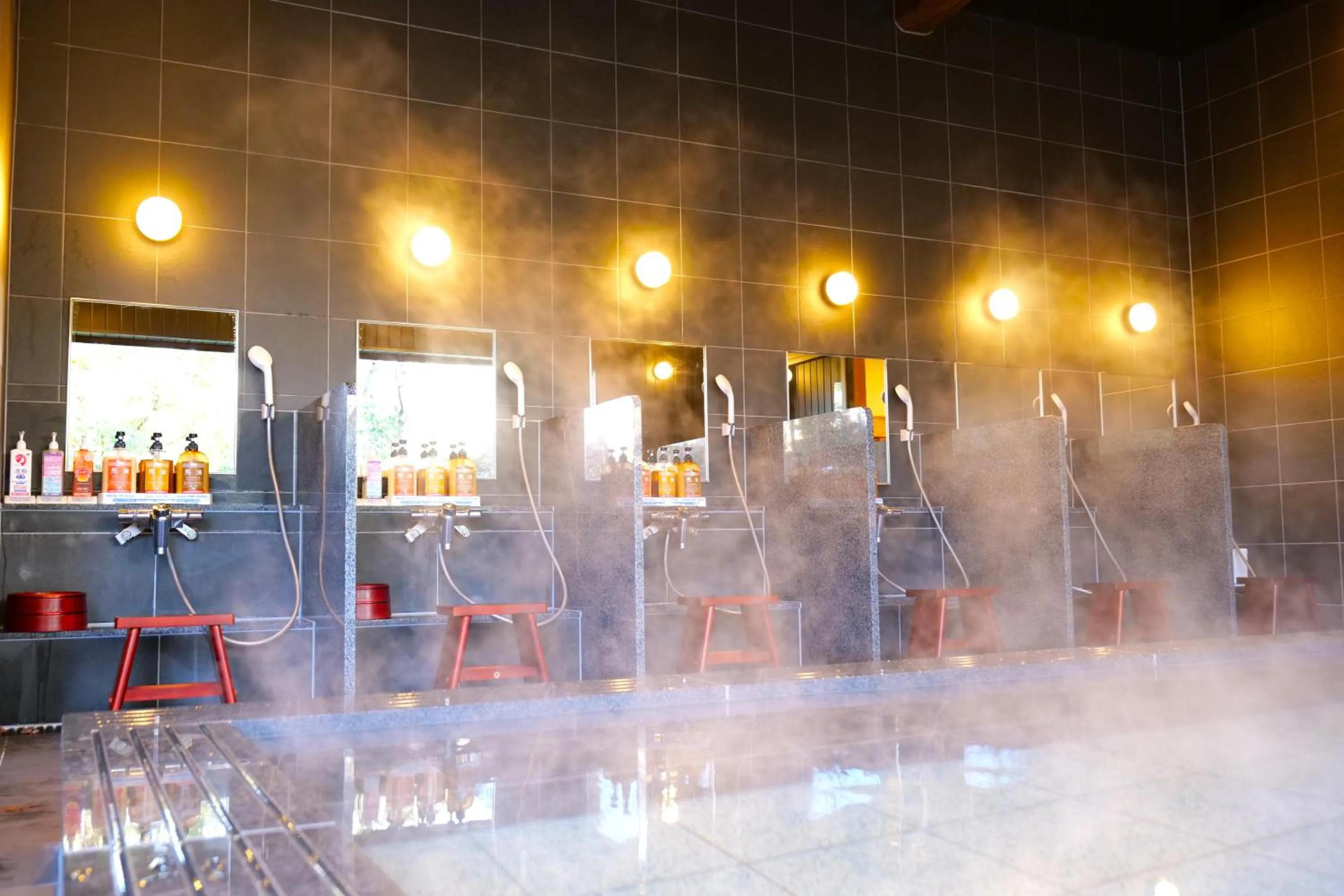 Hot Spring Bath in Nikko Hoshino Yado