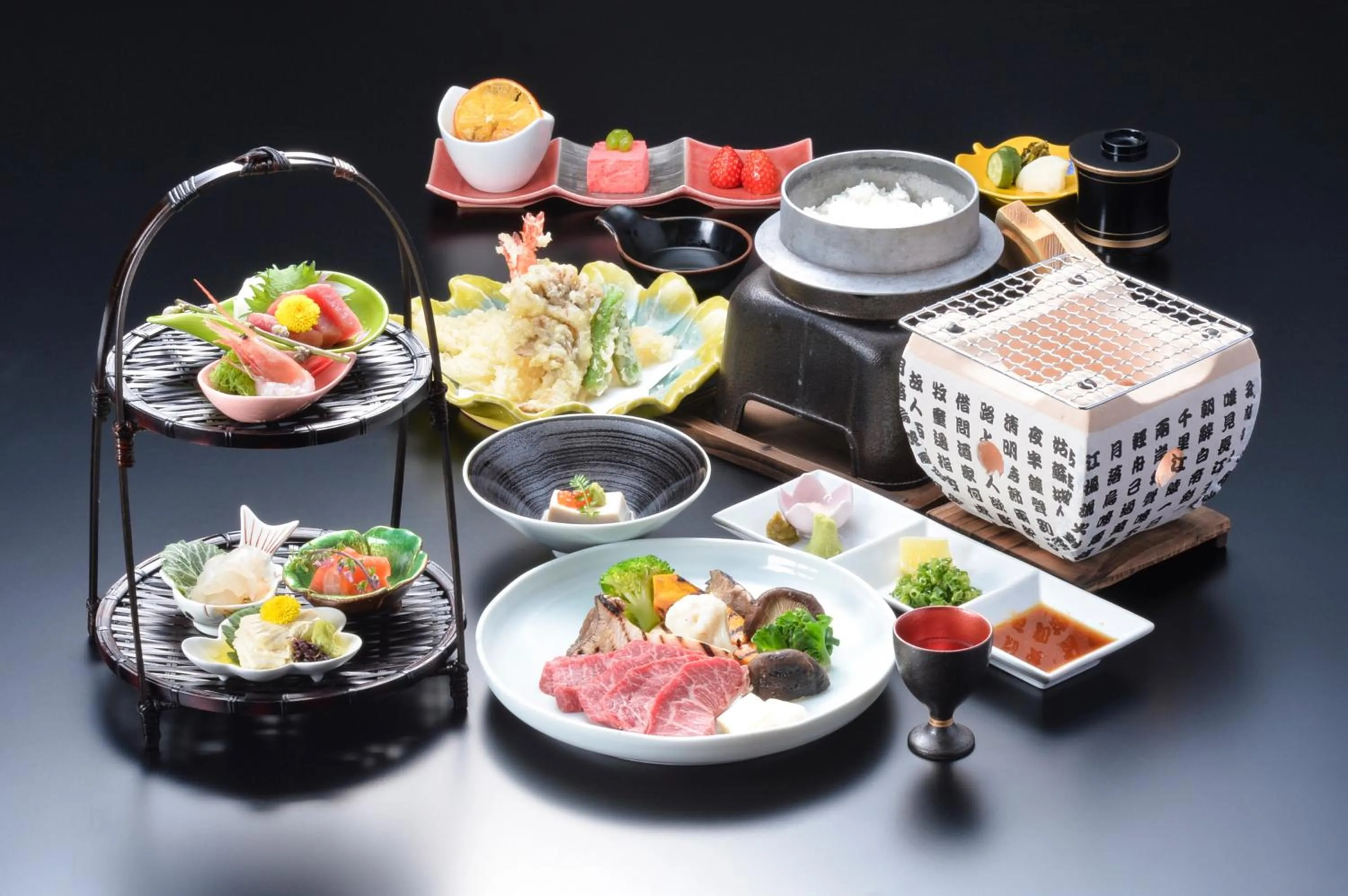 Dinner in Nikko Hoshino Yado