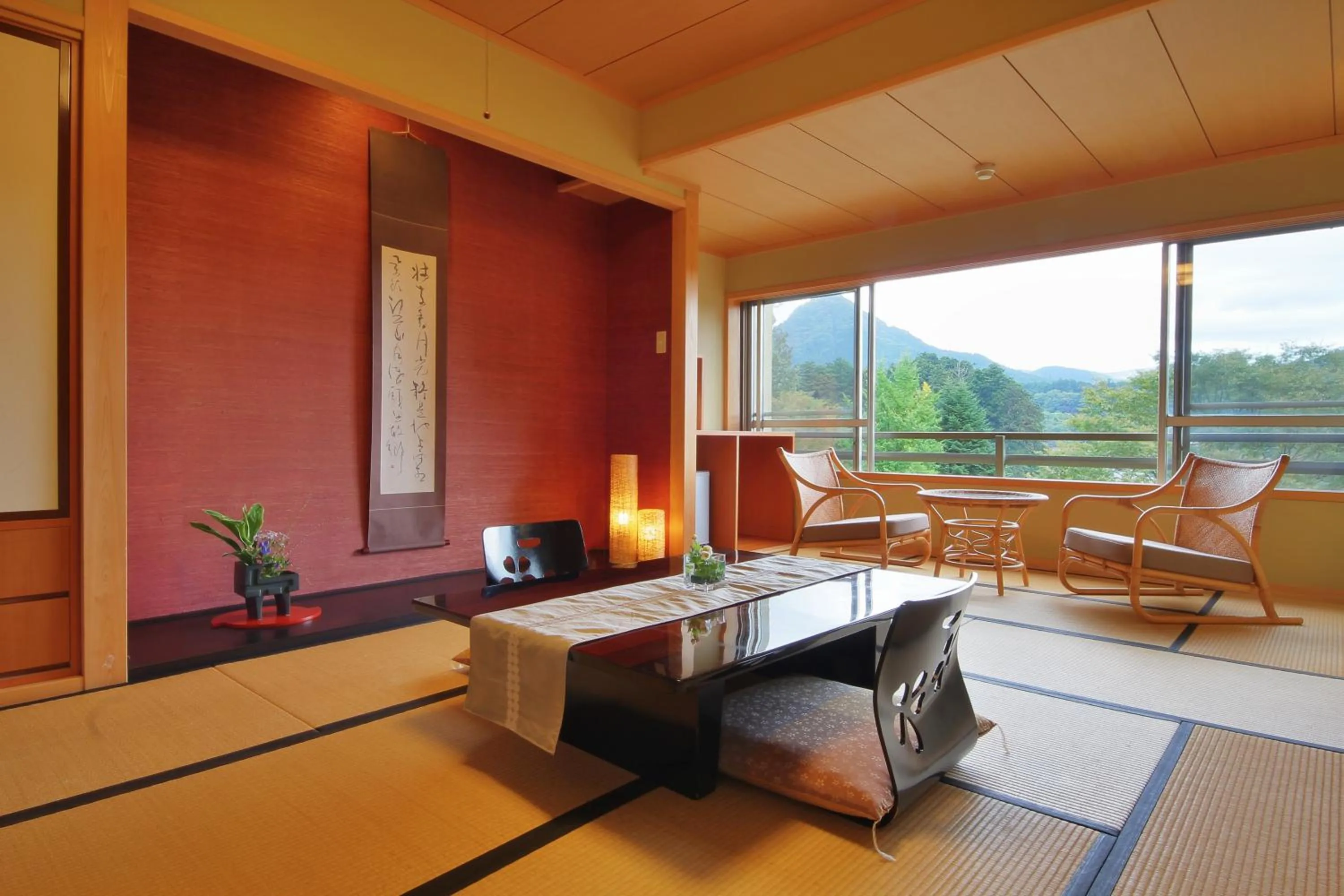 Living room in Nikko Hoshino Yado