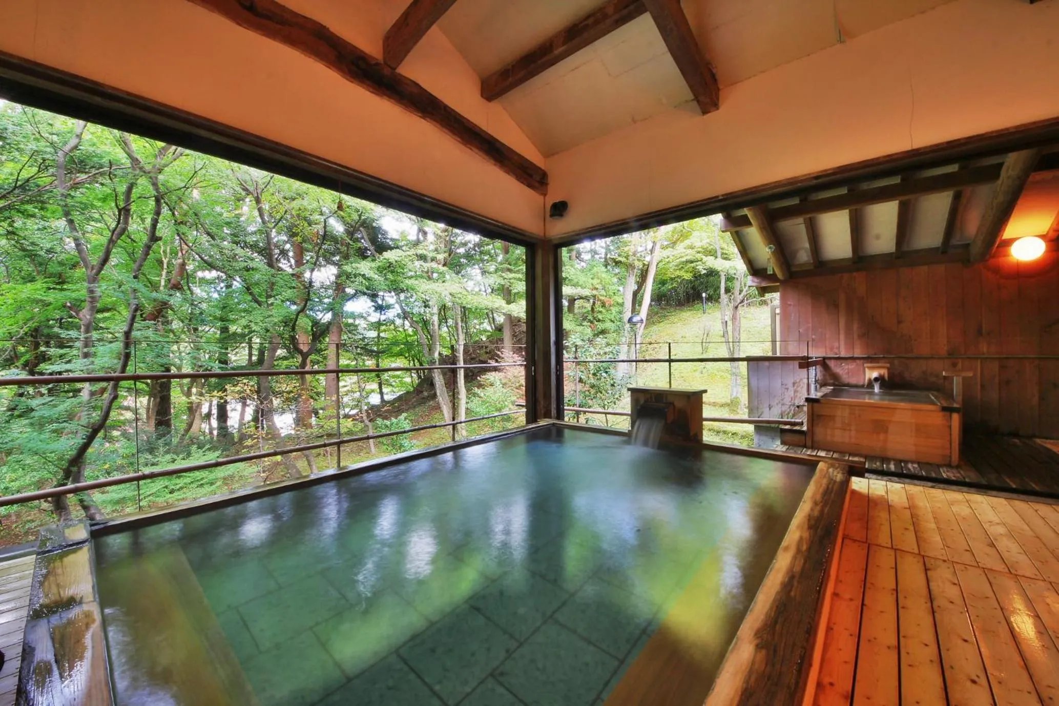 Hot Spring Bath in Nikko Hoshino Yado