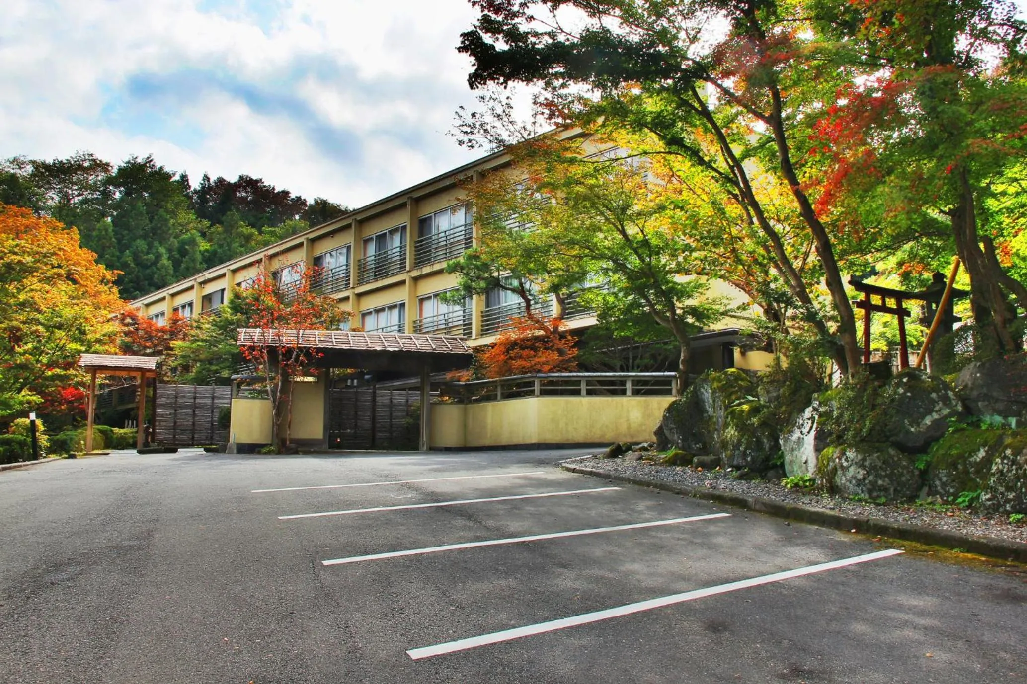Facade/entrance in Nikko Hoshino Yado